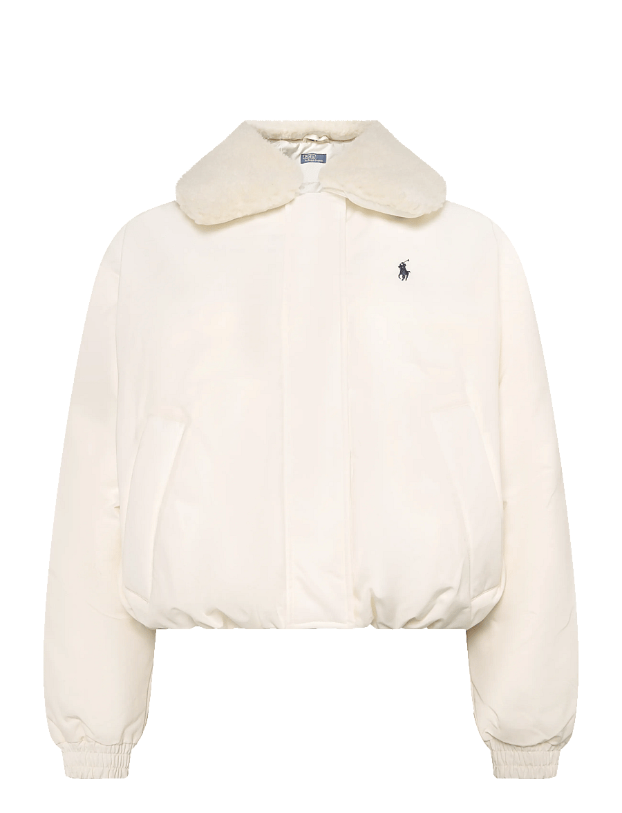 Polo Ralph Lauren - High-Pile-Collar Down Puffer Jacket - leichte jacken - estate cream - 2
