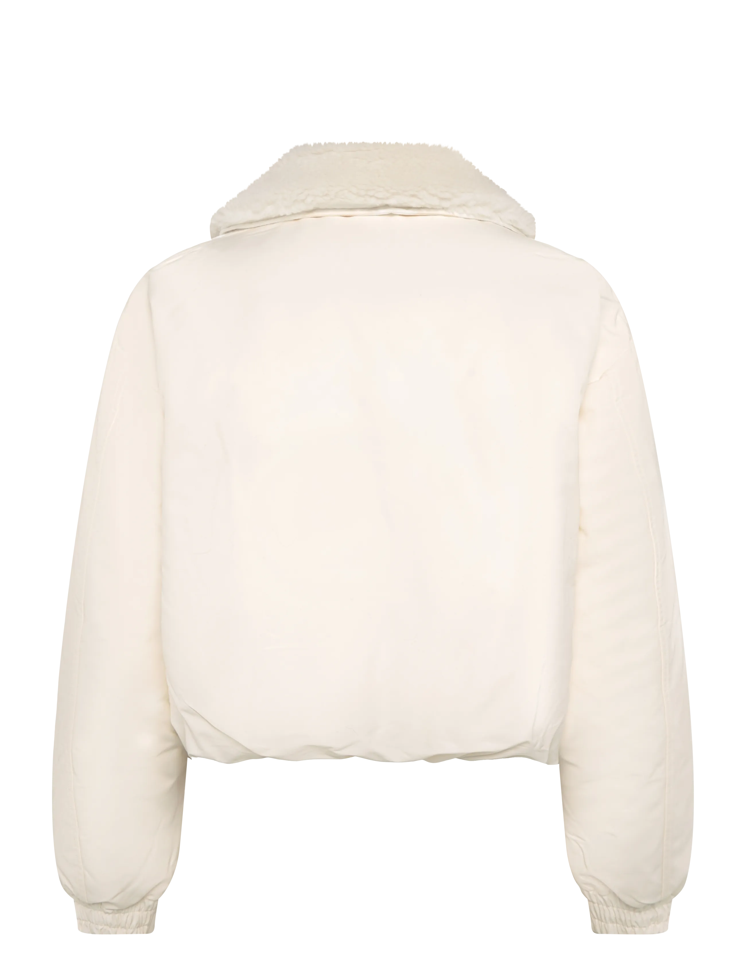 Polo Ralph Lauren - High-Pile-Collar Down Puffer Jacket - light jackets - estate cream - 3
