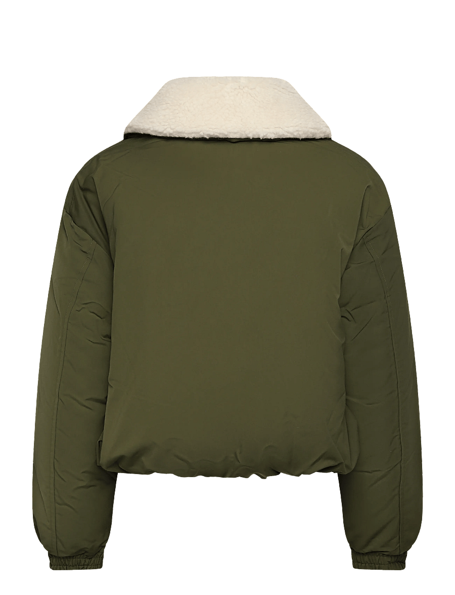 Polo Ralph Lauren - High-Pile-Collar Down Puffer Jacket - tunna jackor - new olive - 2