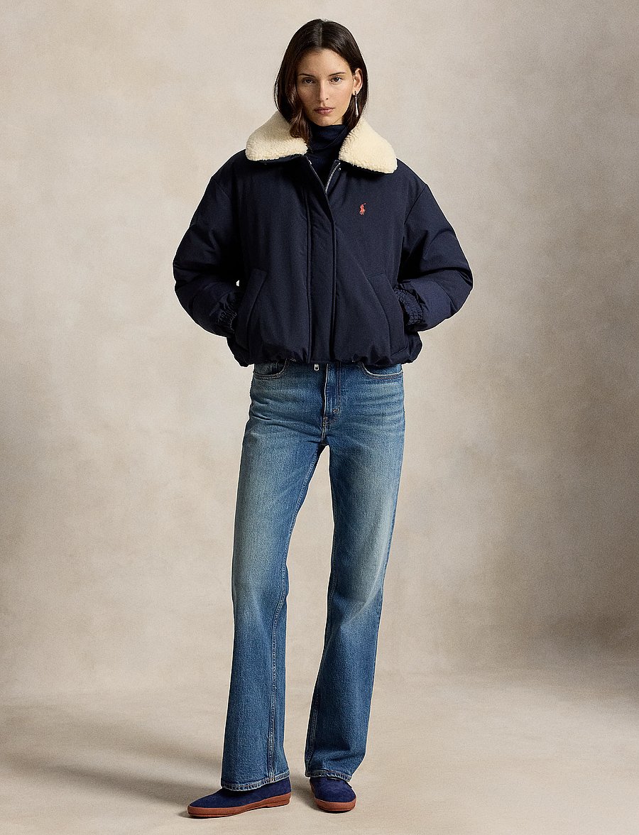 Polo Ralph Lauren - High-Pile-Collar Down Puffer Jacket - rl navy - 0