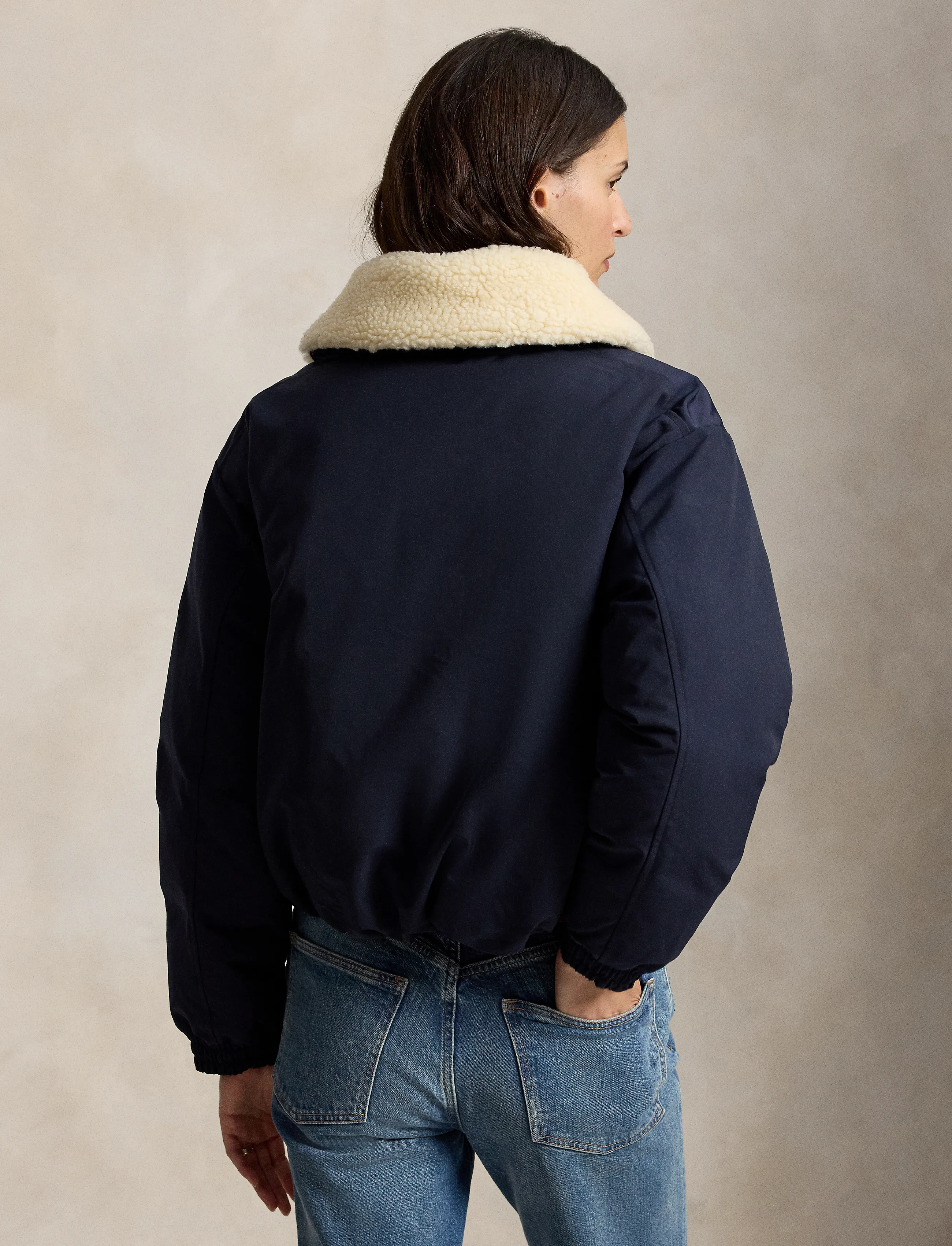 Polo Ralph Lauren - High-Pile-Collar Down Puffer Jacket - rl navy - 3