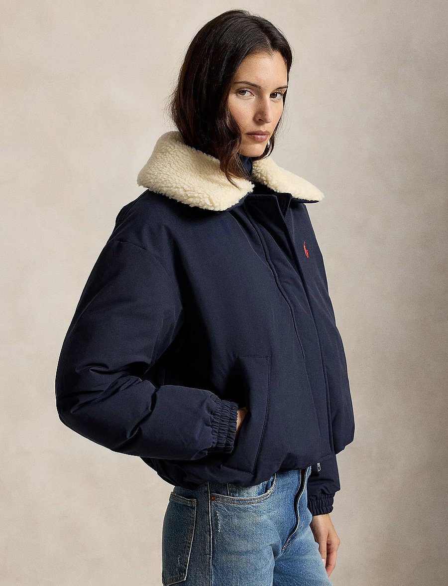 Polo Ralph Lauren - High-Pile-Collar Down Puffer Jacket - rl navy - 5