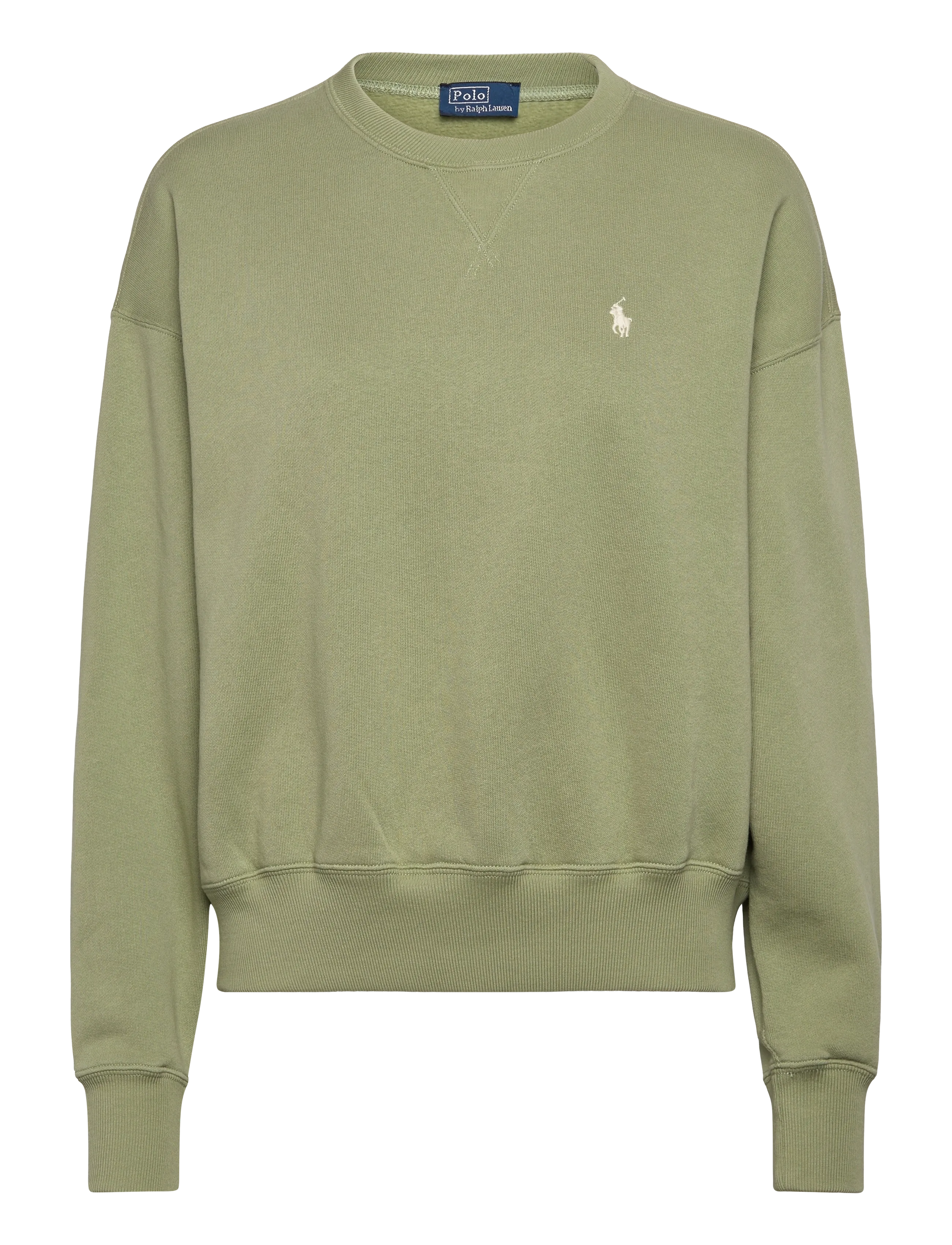 Polo Ralph Lauren ARCTIC FLEECE-KNT-SWEATSHIRT - Sweatshirts - LAKEVIEW GREEN / khaki/green