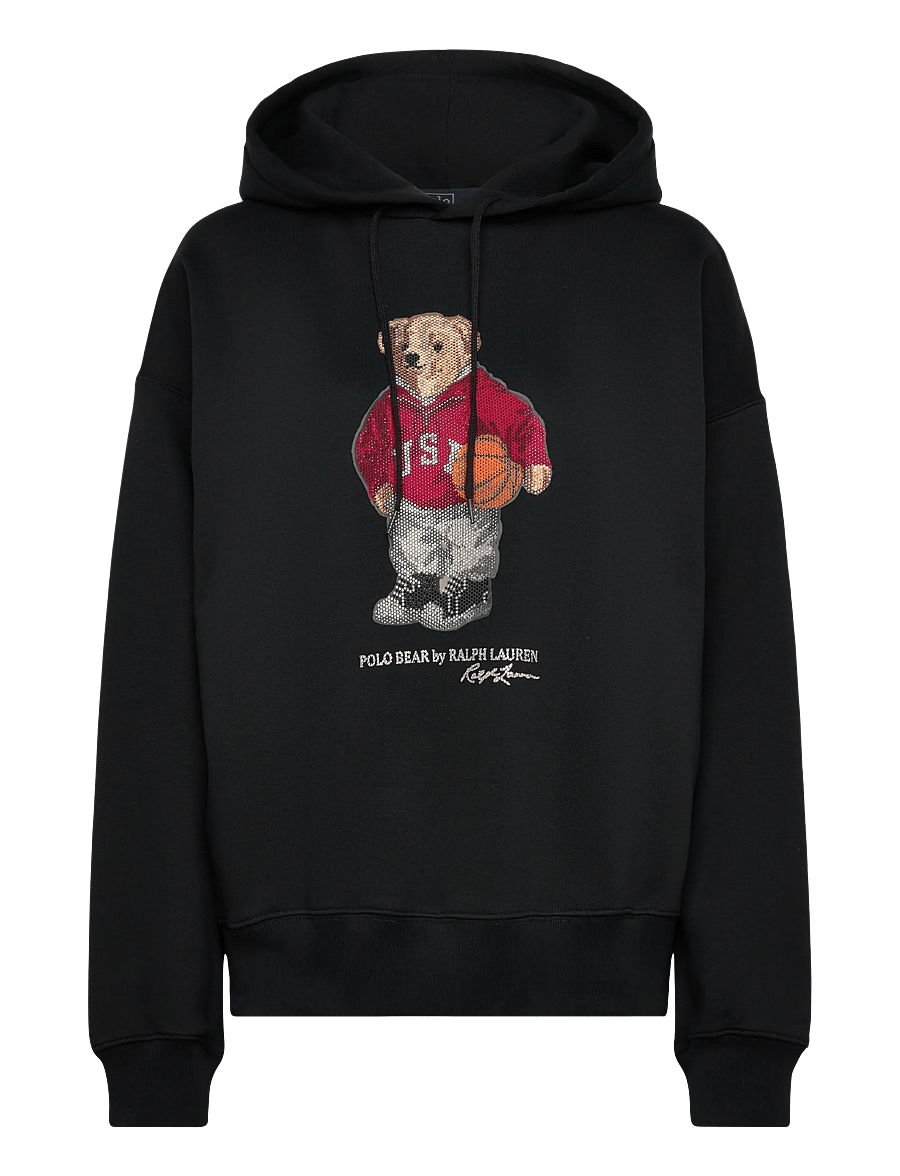 Polo Ralph Lauren - Polo Bear Fleece Hoodie - polo black - 0