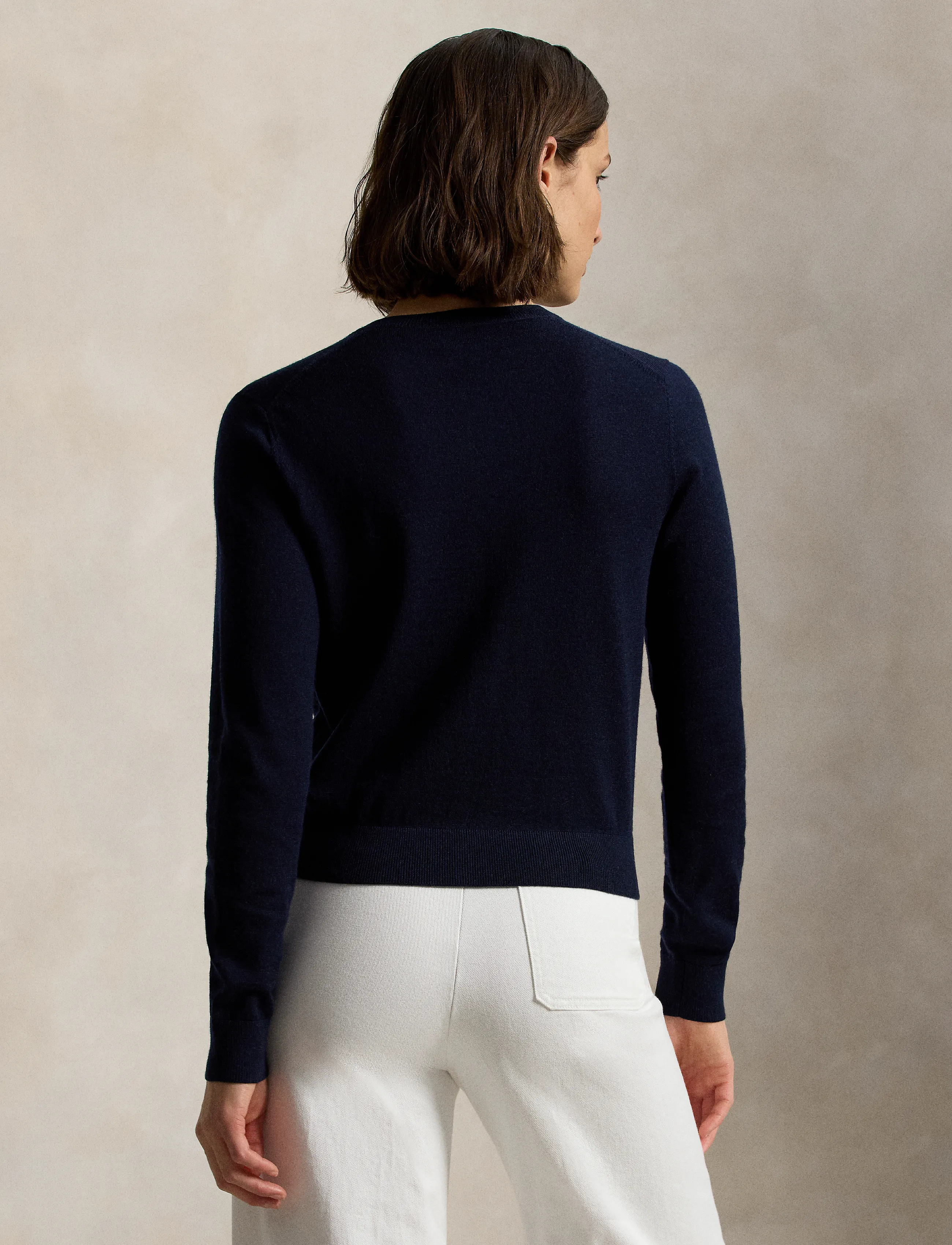 Polo Ralph Lauren - Wool Crewneck Cardigan - hunter navy - 3