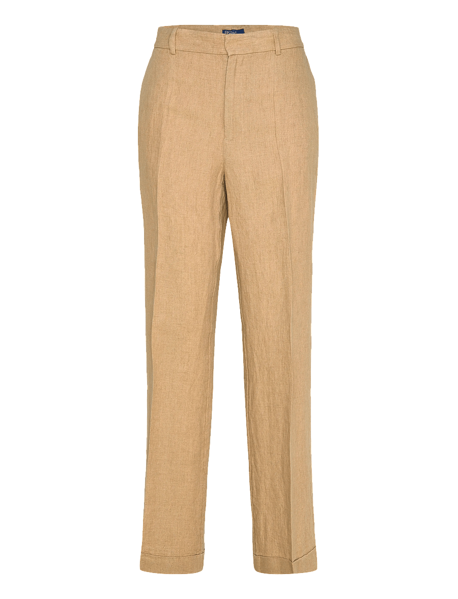 Polo Ralph Lauren - 9/1 DELAVE LINEN-WVN-PANTS - linnebyxor - classic camel - 1