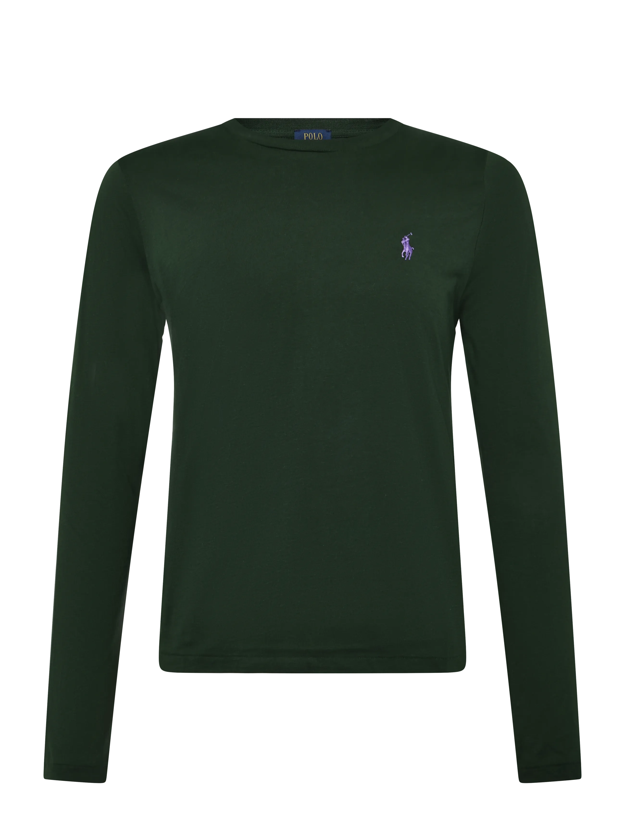 Polo Ralph Lauren 40/1 COTTON JERSEY-KNT-T-SHIRT - Kläder - BASIC FOREST / green