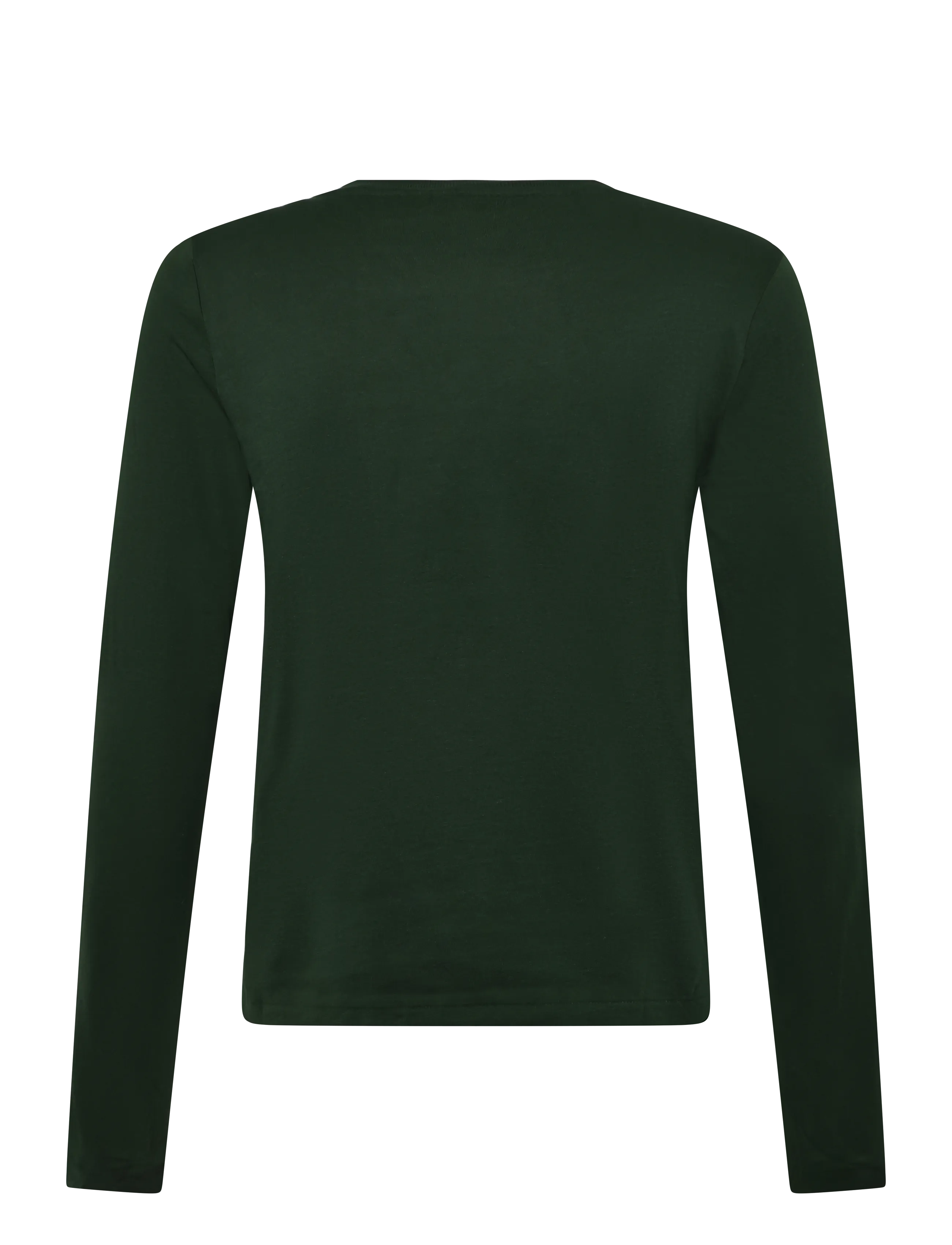 Polo Ralph Lauren - 40/1 COTTON JERSEY-KNT-T-SHIRT - långärmade toppar - basic forest - 1