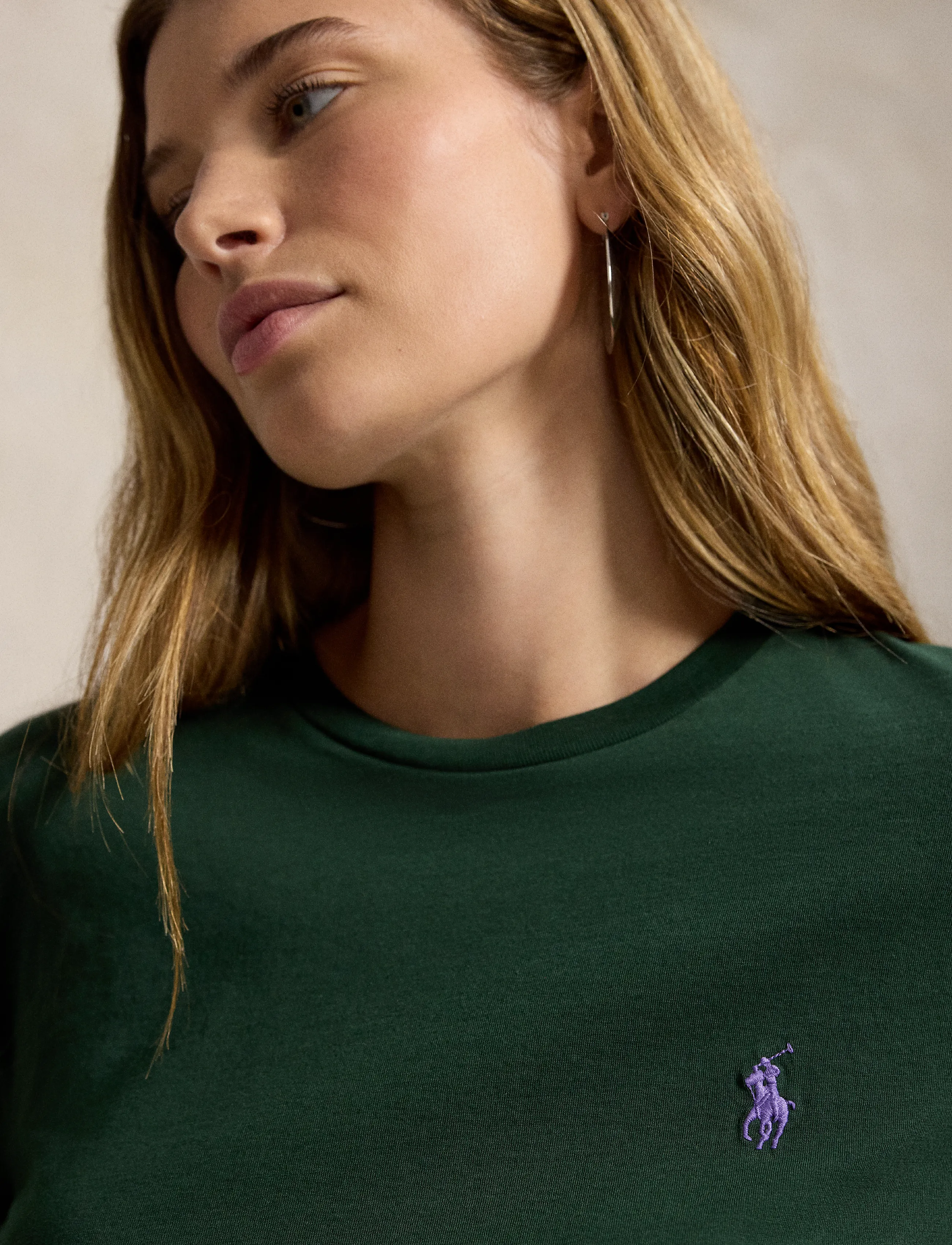 Polo Ralph Lauren - Classic Fit Jersey Long-Sleeve Tee - långärmade toppar - basic forest - 5