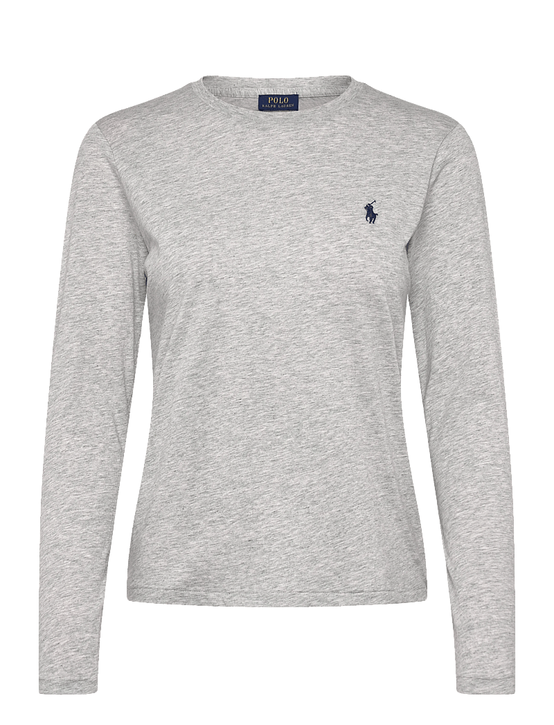 Polo Ralph Lauren - 40/1 COTTON JERSEY-KNT-T-SHIRT - langærmede toppe - cobblestone heath - 0