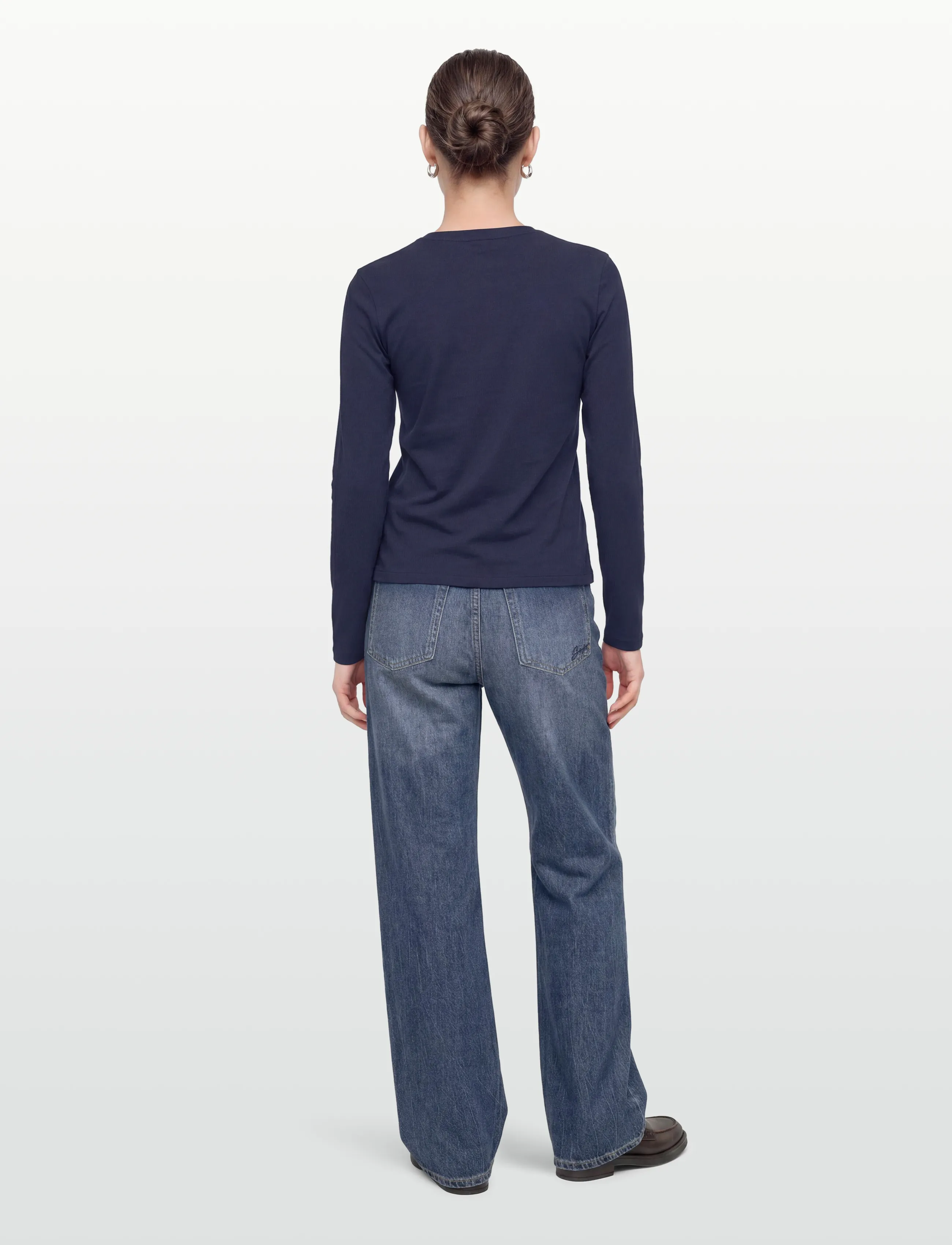 Polo Ralph Lauren - Classic Fit Jersey Long-Sleeve Tee - langærmede toppe - cruise navy - 4