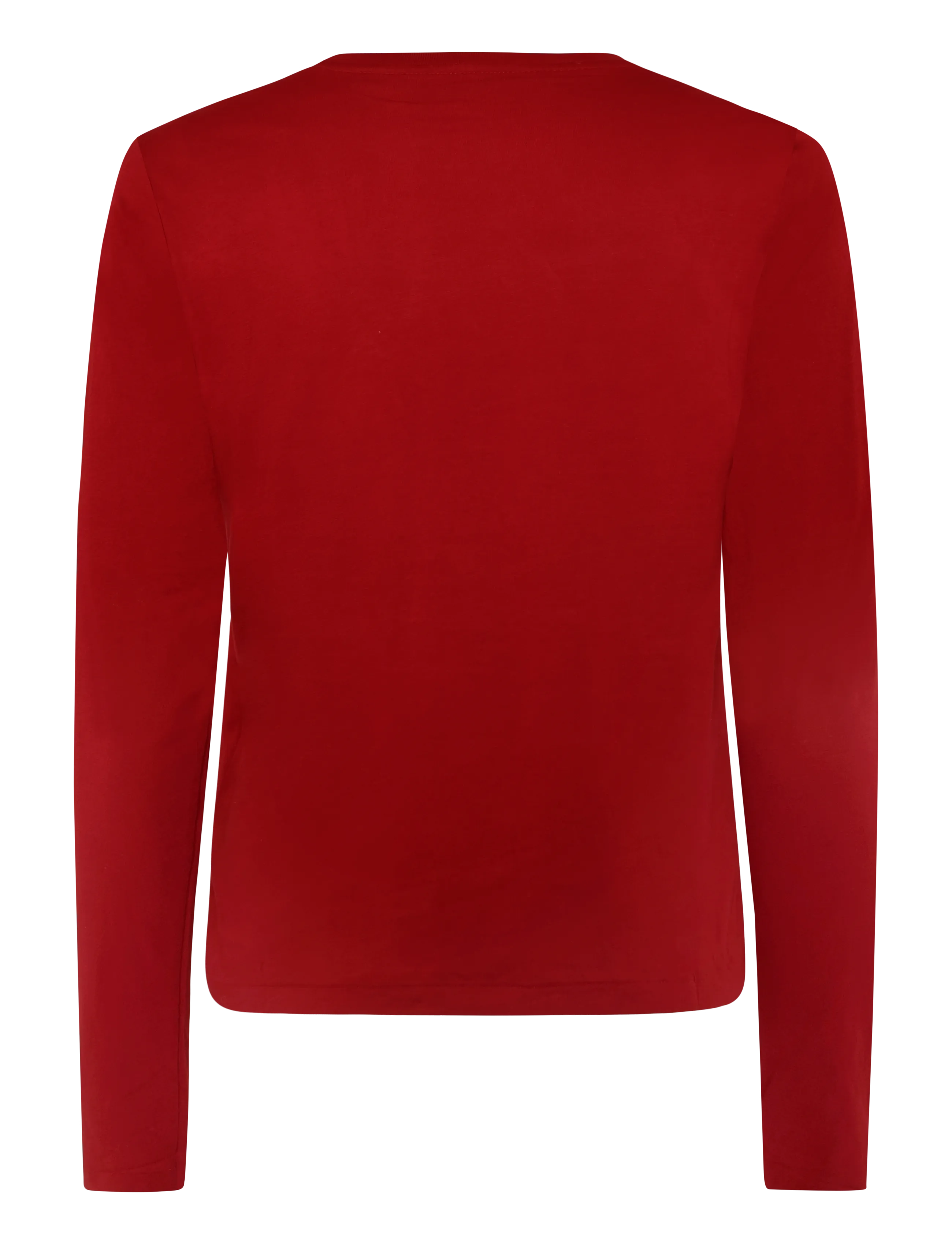 Polo Ralph Lauren - 40/1 COTTON JERSEY-KNT-T-SHIRT - långärmade toppar - eaton red - 1
