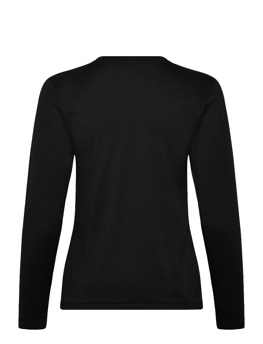 Polo Ralph Lauren - 40/1 COTTON JERSEY-KNT-T-SHIRT - langärmlige tops - polo black - 2