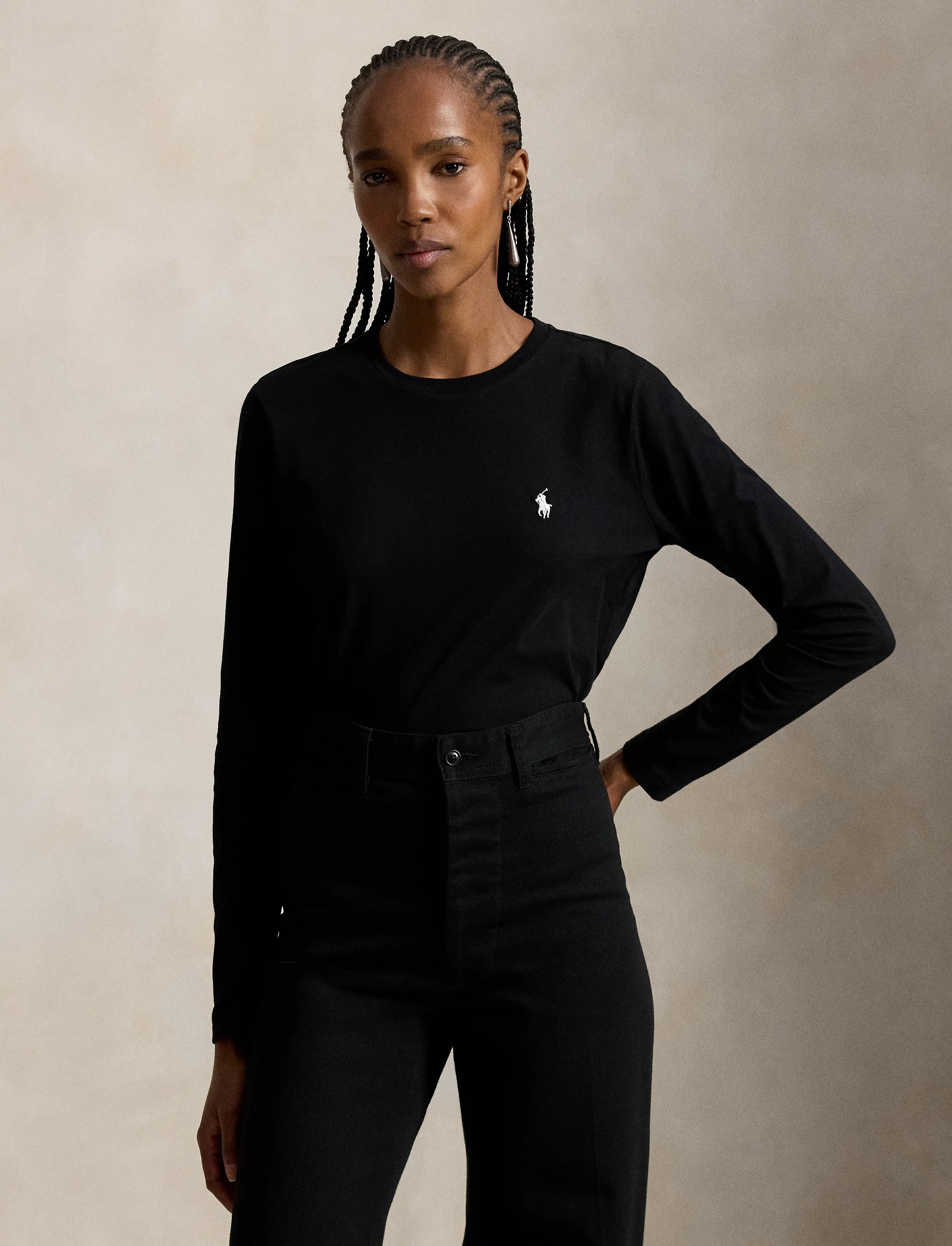 Classic Fit Jersey Long-Sleeve Tee