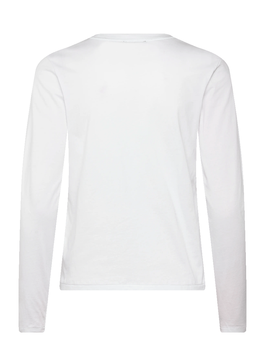 Polo Ralph Lauren - 40/1 COTTON JERSEY-KNT-T-SHIRT - långärmade toppar - white - 2
