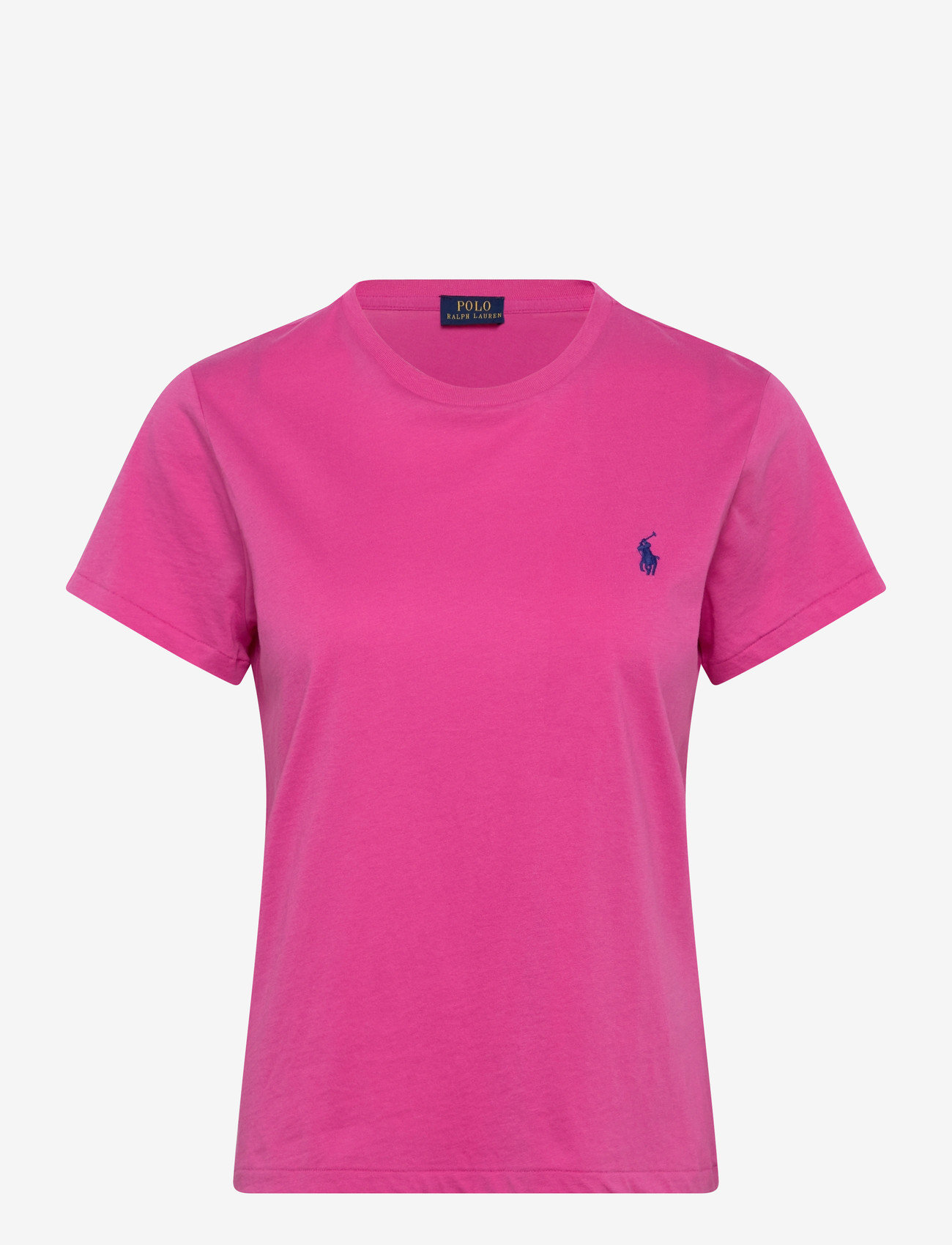 Polo Ralph Lauren - Classic Fit Cotton Jersey Crewneck Tee - t-shirts - accent pink - 0