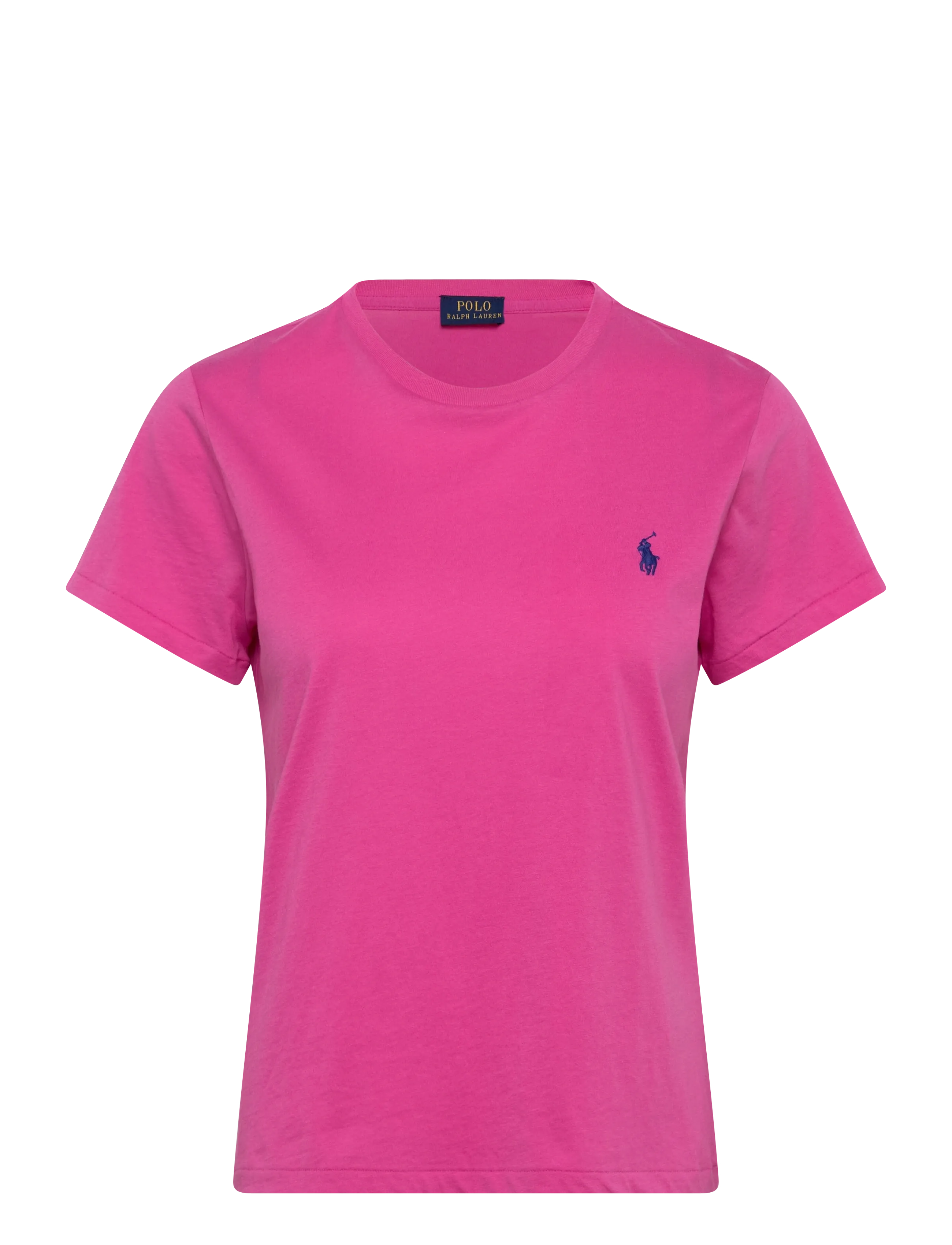 Polo Ralph Lauren Classic Fit Cotton Jersey Crewneck Tee - Clothing - ACCENT PINK / pink/rose