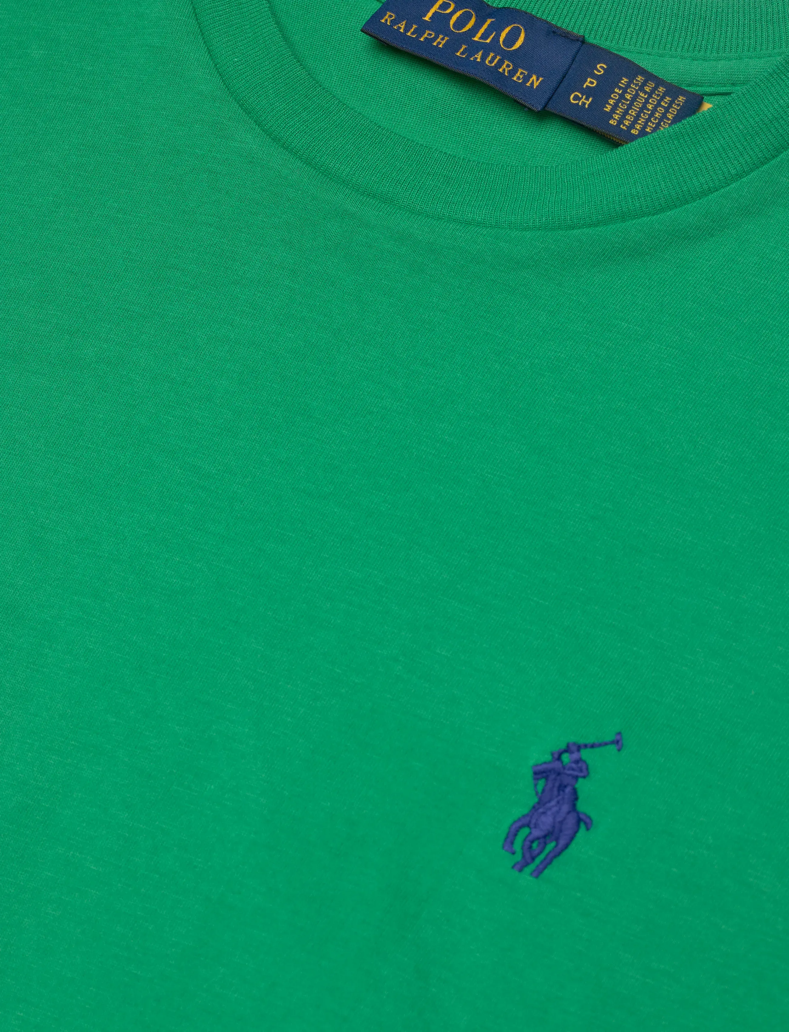 Polo Ralph Lauren - Classic Fit Cotton Jersey Crewneck Tee - t-shirts & tops - bright clover - 2