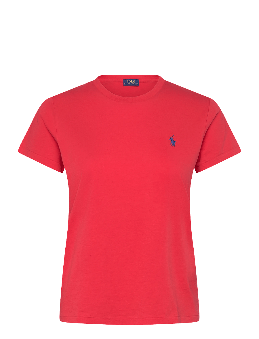 Polo Ralph Lauren - Classic Fit Cotton Jersey Crewneck Tee - t-shirts - bright hibiscus - 1