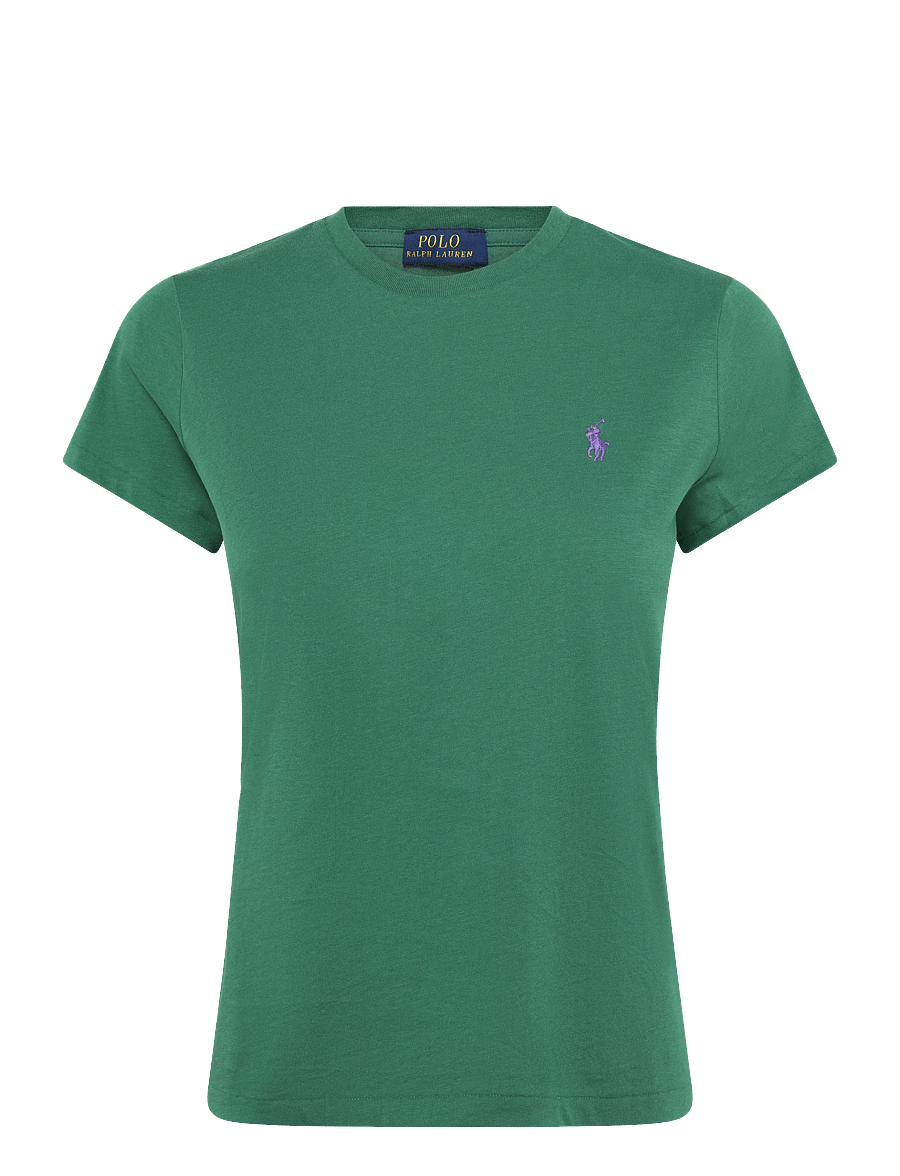 Polo Ralph Lauren - Classic Fit Cotton Jersey Crewneck Tee - t-särgid ja alussärgid - bush green - 1