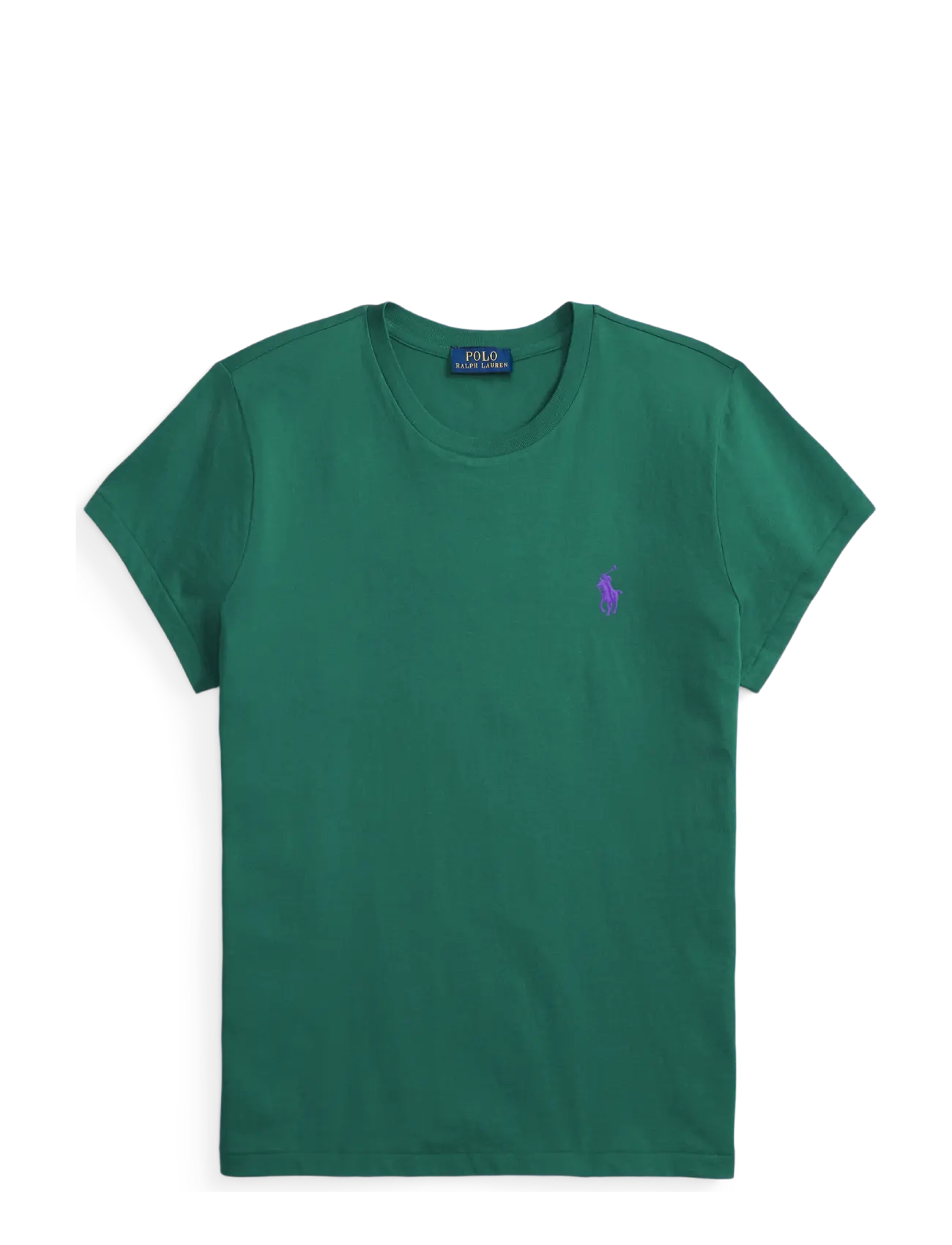 Polo Ralph Lauren Classic Fit Cotton Jersey Crewneck Tee - T-Shirts & Tops - BUSH GREEN / green