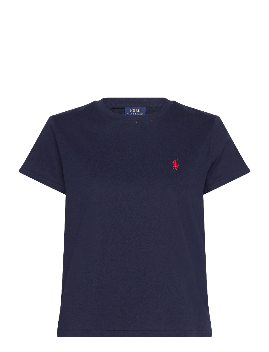 Polo Ralph Lauren - Classic Fit Cotton Jersey Crewneck Tee - t-shirts - cruise navy - 0