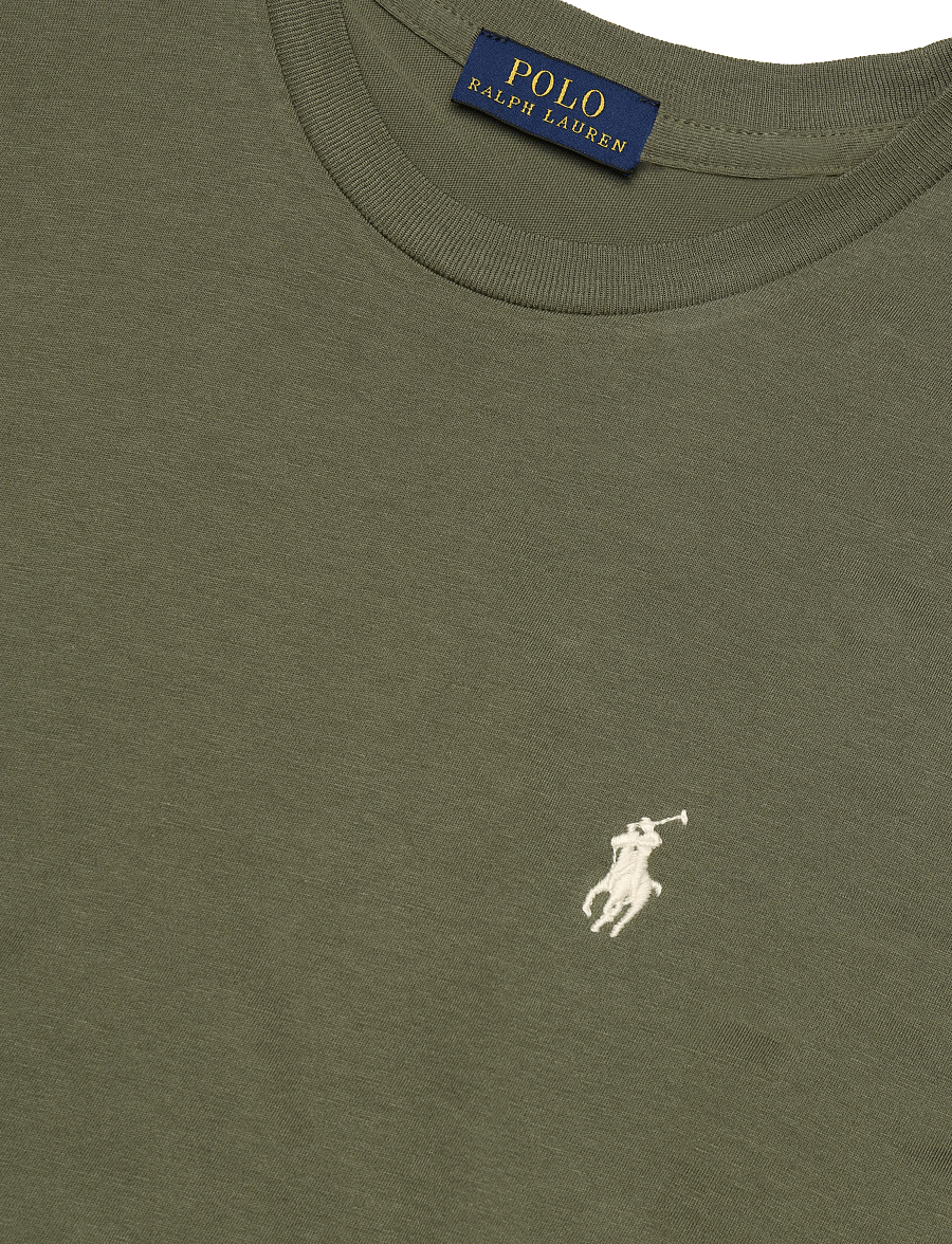 Polo Ralph Lauren - Classic Fit Cotton Jersey Crewneck Tee - t-särgid ja alussärgid - dense olive - 2