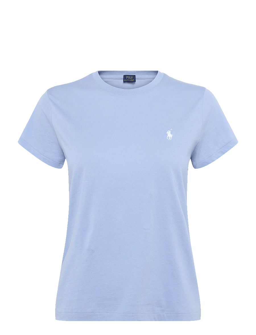 Polo Ralph Lauren - Classic Fit Cotton Jersey Crewneck Tee - t-shirts & tops - dress shirt blue - 1