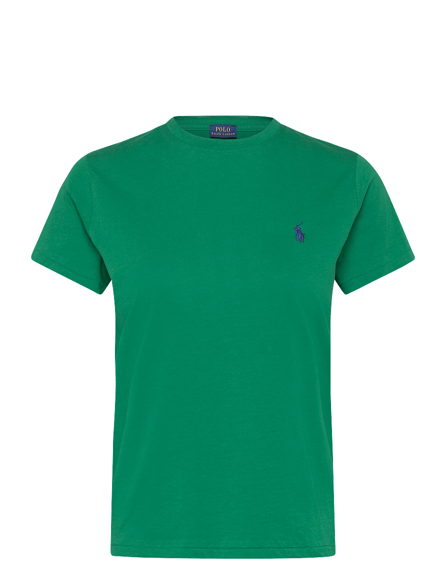 Polo Ralph Lauren - Classic Fit Cotton Jersey Crewneck Tee - t-shirts - fiji green - 1