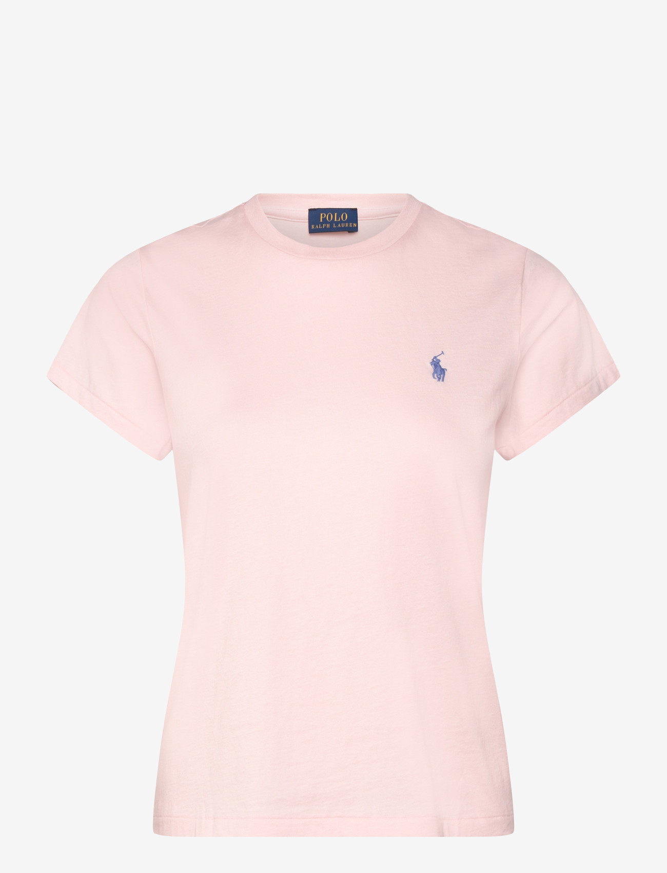 Polo Ralph Lauren - Classic Fit Cotton Jersey Crewneck Tee - t-särgid - pink sand - 0