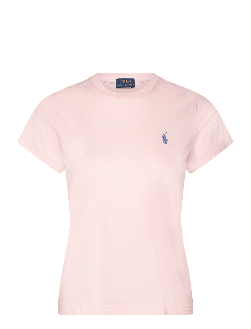 Polo Ralph Lauren - 40/1 COTTON JERSEY-KNT-T-SHIRT - t-shirts & tops - pink sand - 0