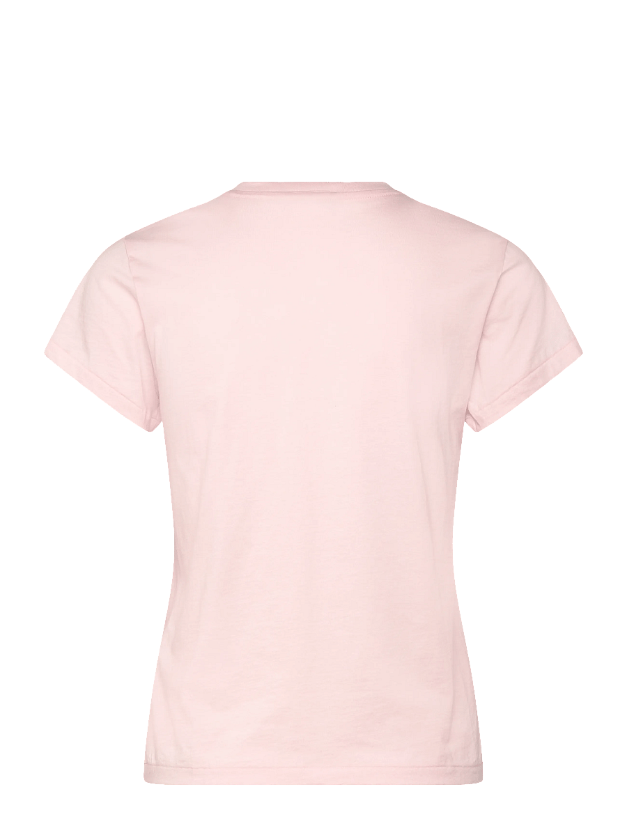 Polo Ralph Lauren - Classic Fit Cotton Jersey Crewneck Tee - t-shirts - pink sand - 1