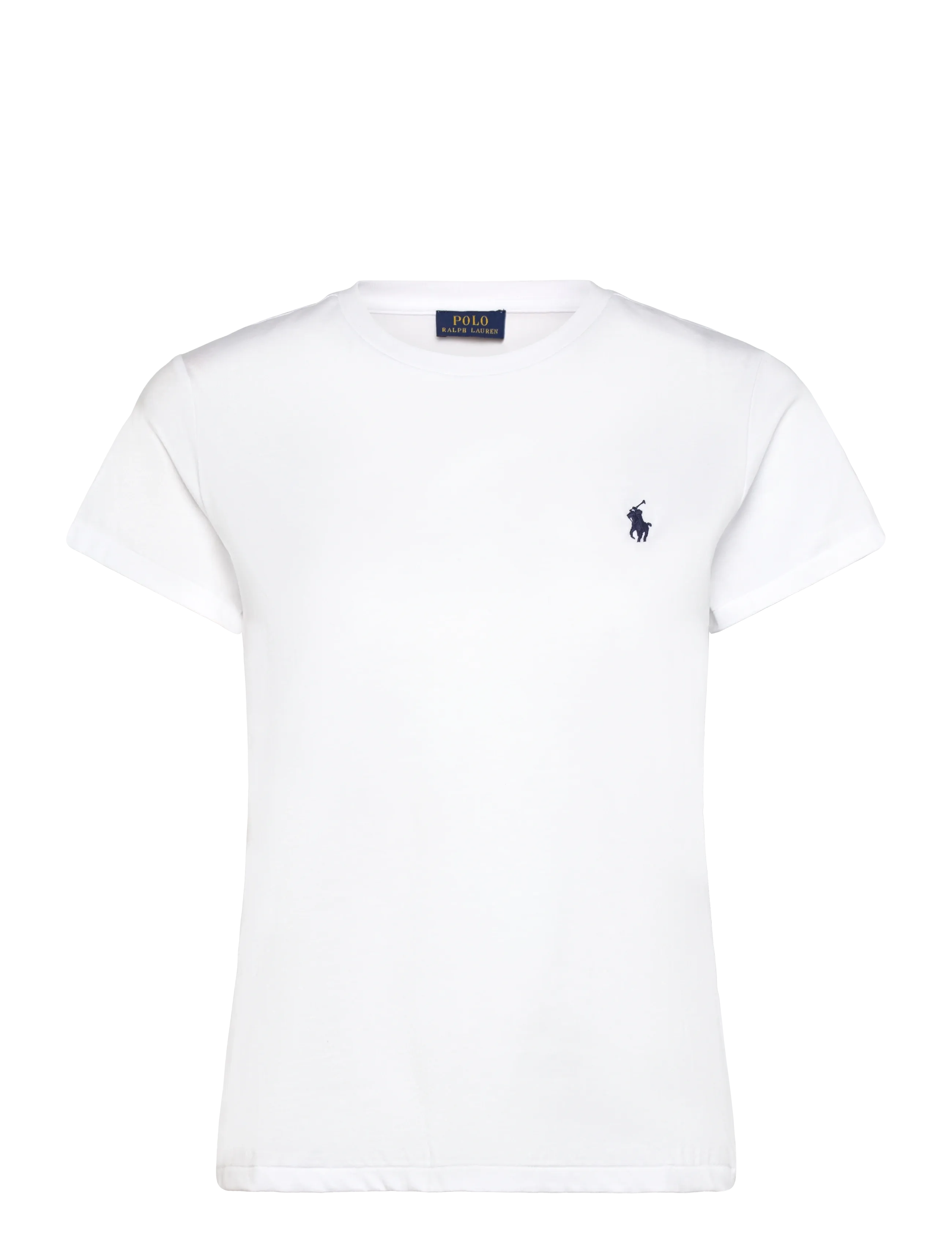 Polo Ralph Lauren Classic Fit Cotton Jersey Crewneck Tee - Polo Ralph Lauren - WHITE / white