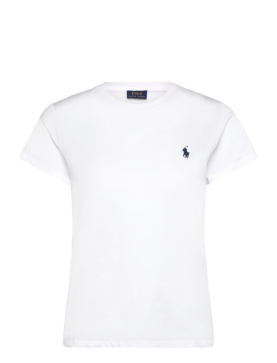 Polo Ralph Lauren - Classic Fit Cotton Jersey Crewneck Tee - t-shirts - white - 0