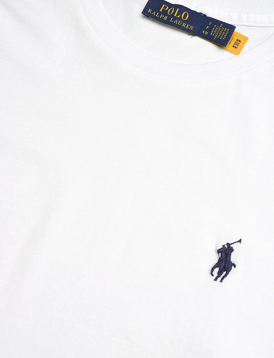 Polo Ralph Lauren - Classic Fit Cotton Jersey Crewneck Tee - t-shirts - white - 2