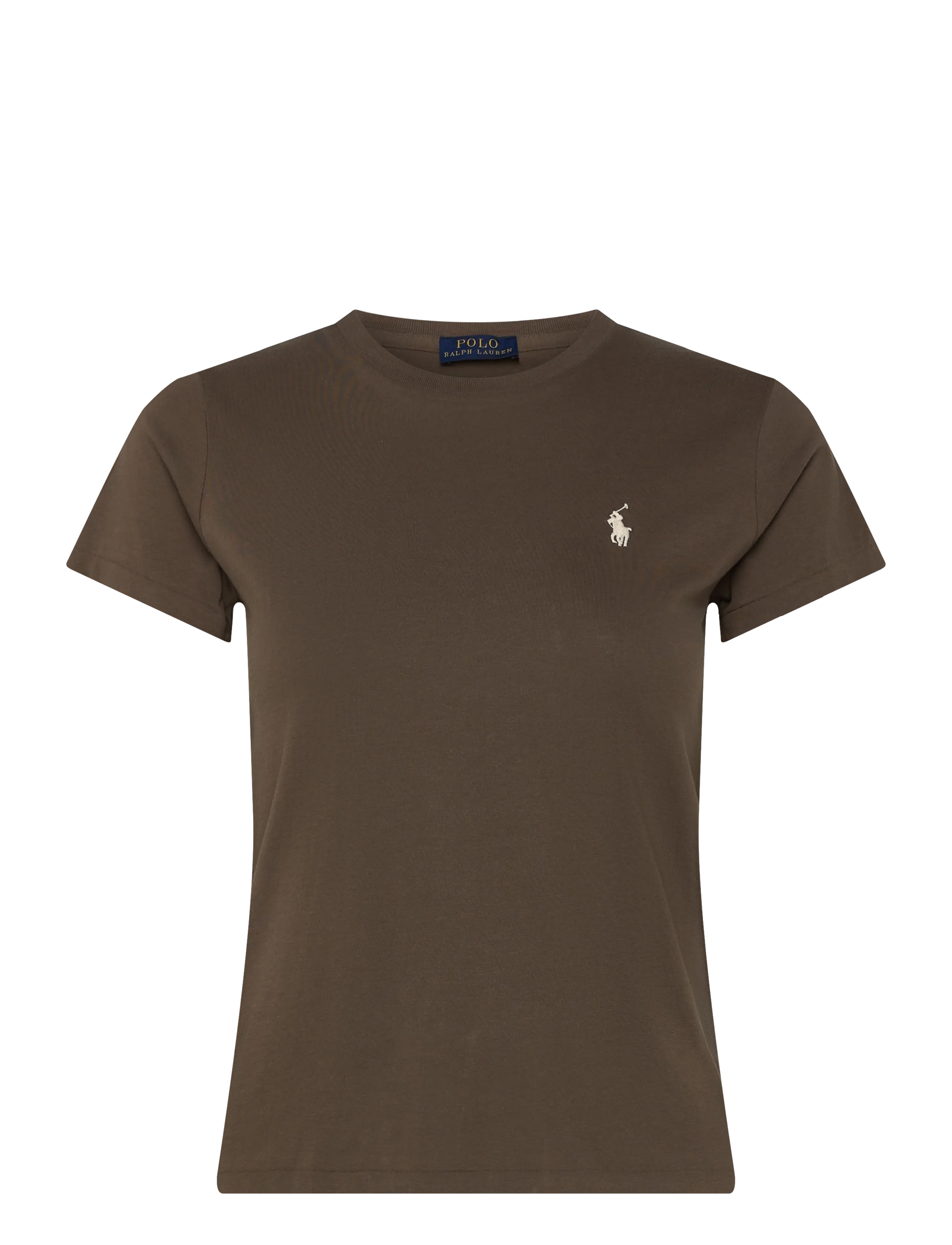 Polo Ralph Lauren Classic Fit Cotton Jersey Crewneck Tee - Polo Ralph Lauren - YORK BROWN / brown