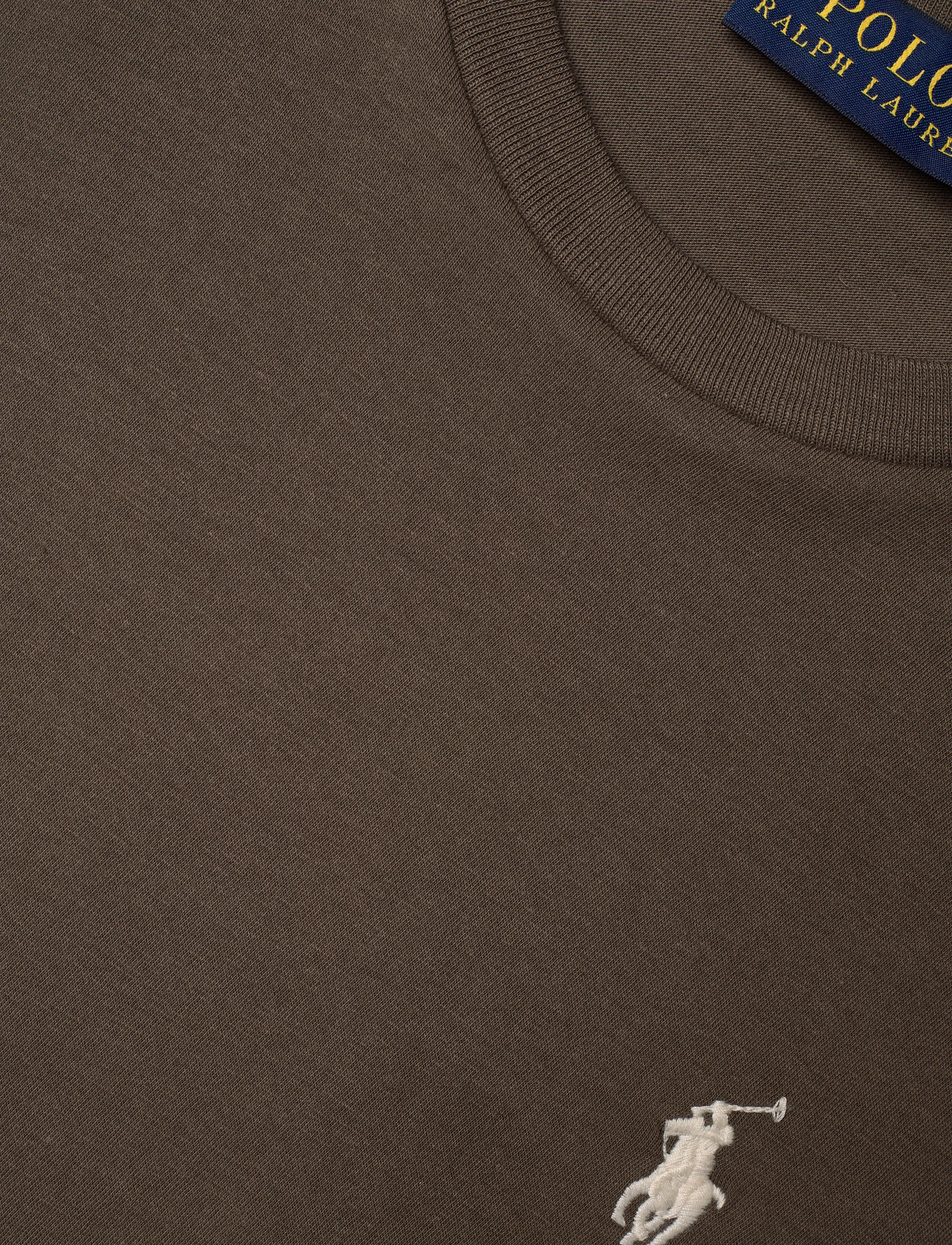 Polo Ralph Lauren - Classic Fit Cotton Jersey Crewneck Tee - t-shirts & tops - york brown - 2