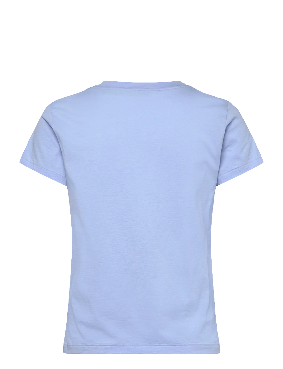 Polo Ralph Lauren - Cotton Jersey V-Neck Tee - t-shirts - baby blue - 1