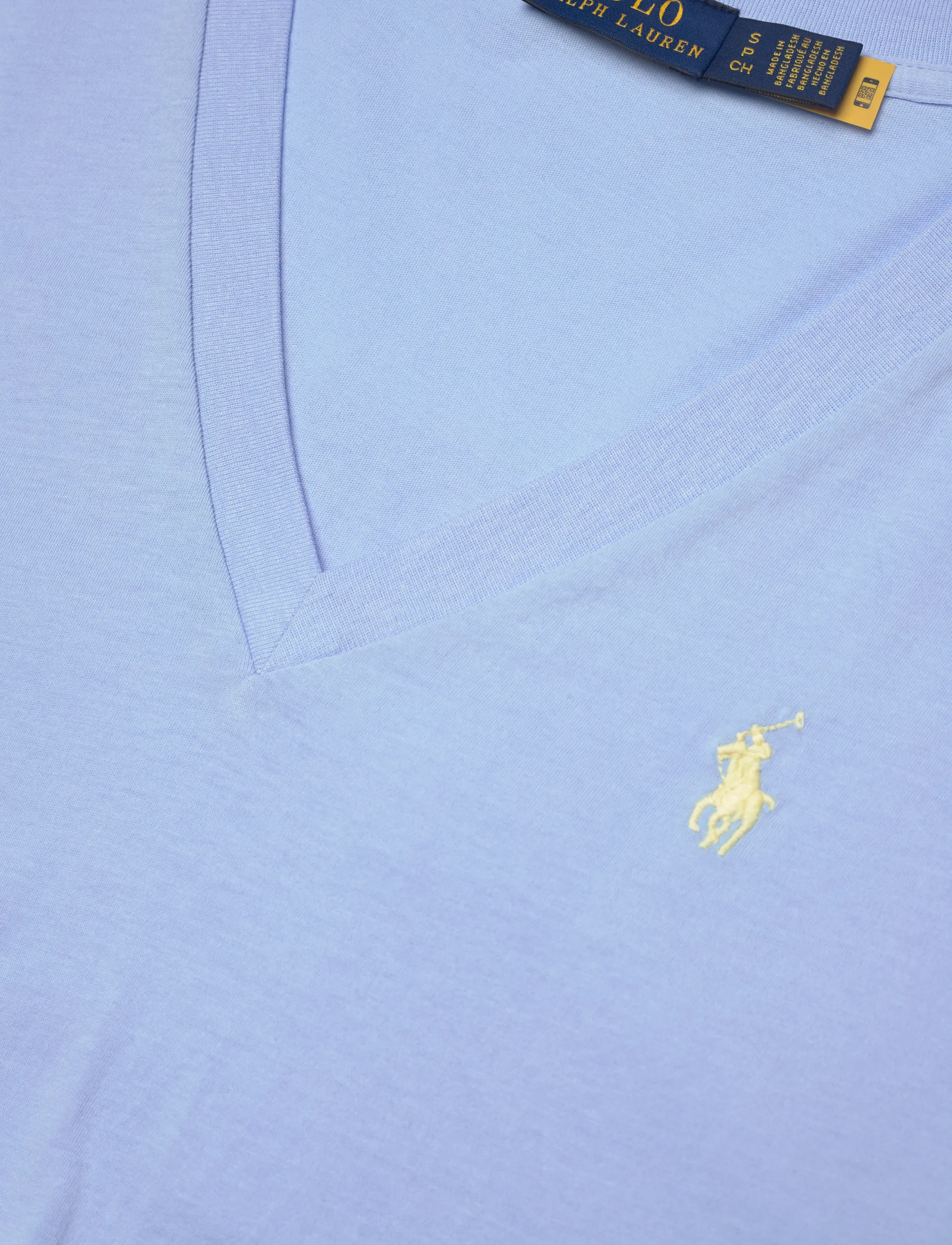 Polo Ralph Lauren - Cotton Jersey V-Neck Tee - t-shirts - baby blue - 2