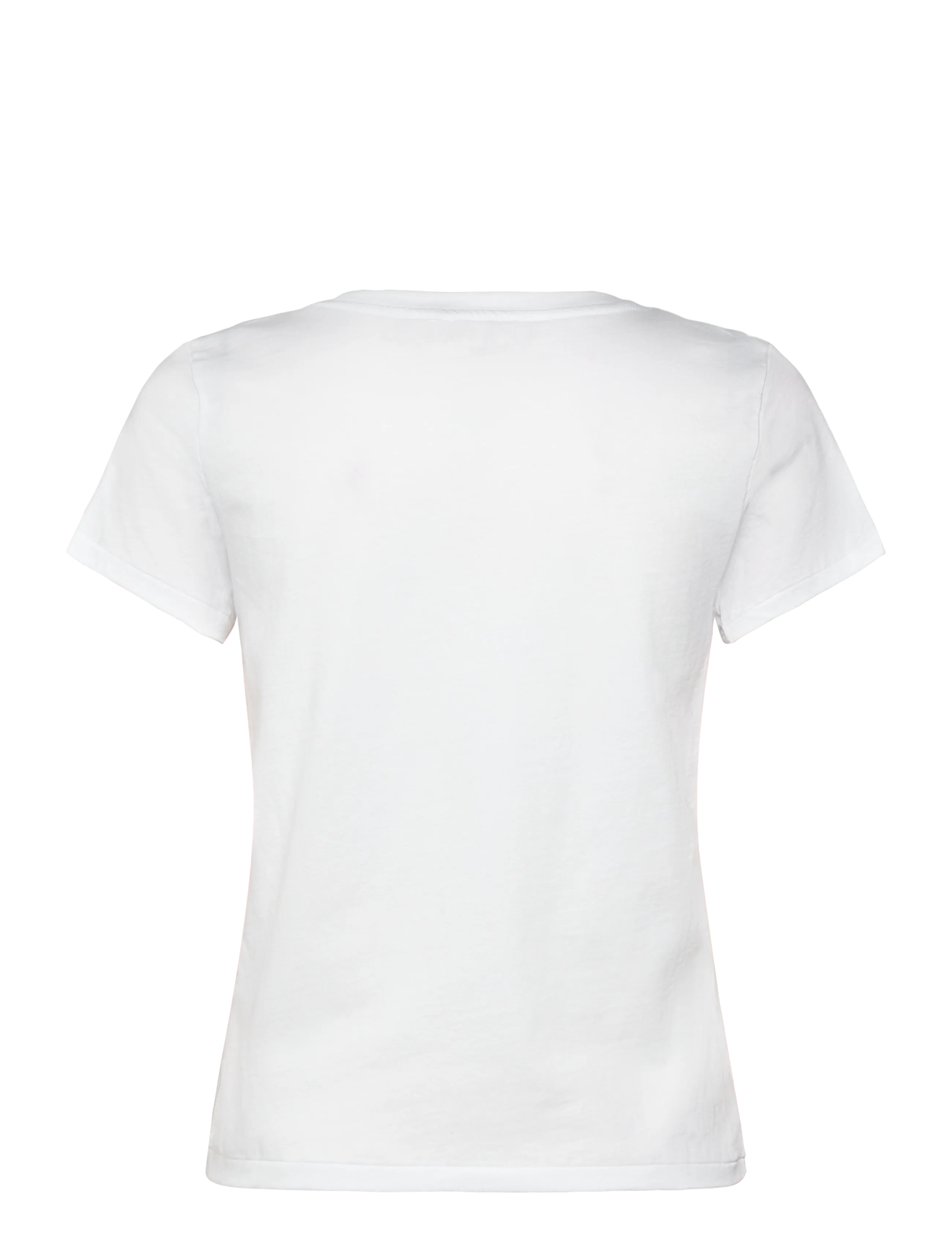 Polo Ralph Lauren - Cotton Jersey V-Neck Tee - marškinėliai - white - 2