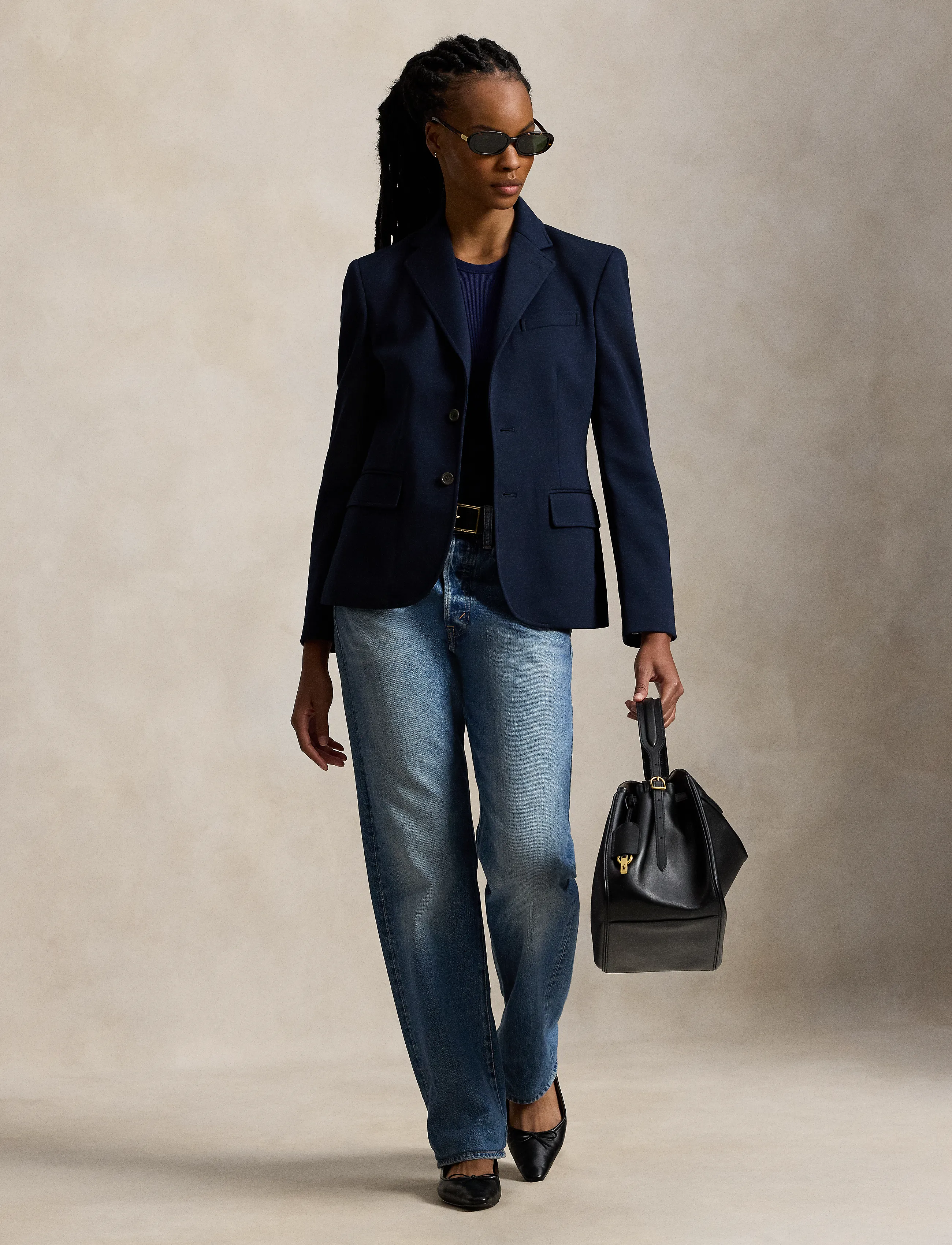 Polo Ralph Lauren - Single-Breasted Ponte Blazer - einreihige blazer - aviator navy - 3