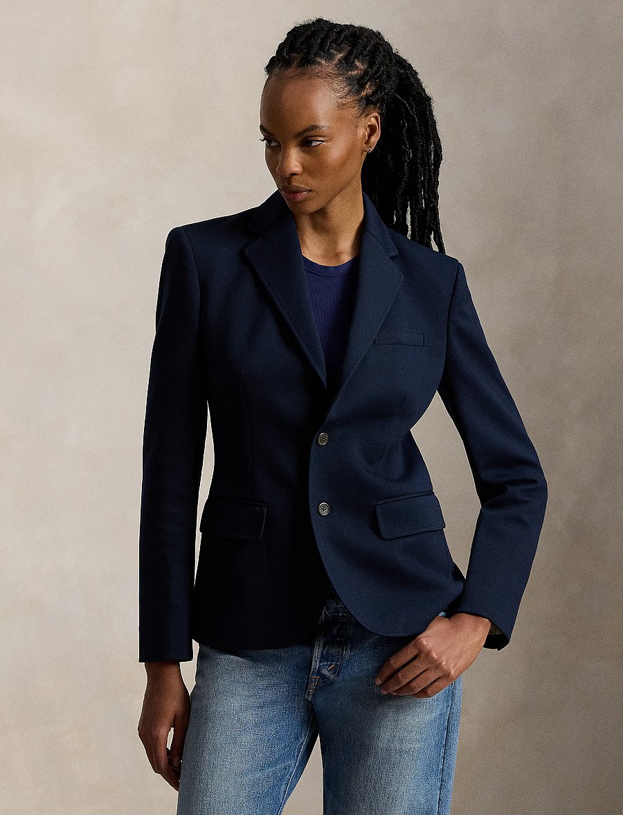Polo Ralph Lauren - Single-Breasted Ponte Blazer - einreihige blazer - aviator navy - 4