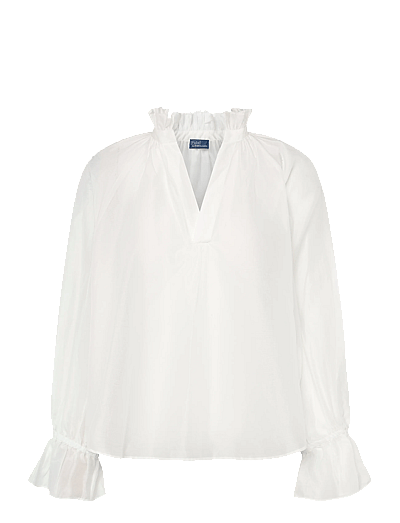 Polo Ralph Lauren Cotton-Silk Organdy Shirt - - undefined / undefined