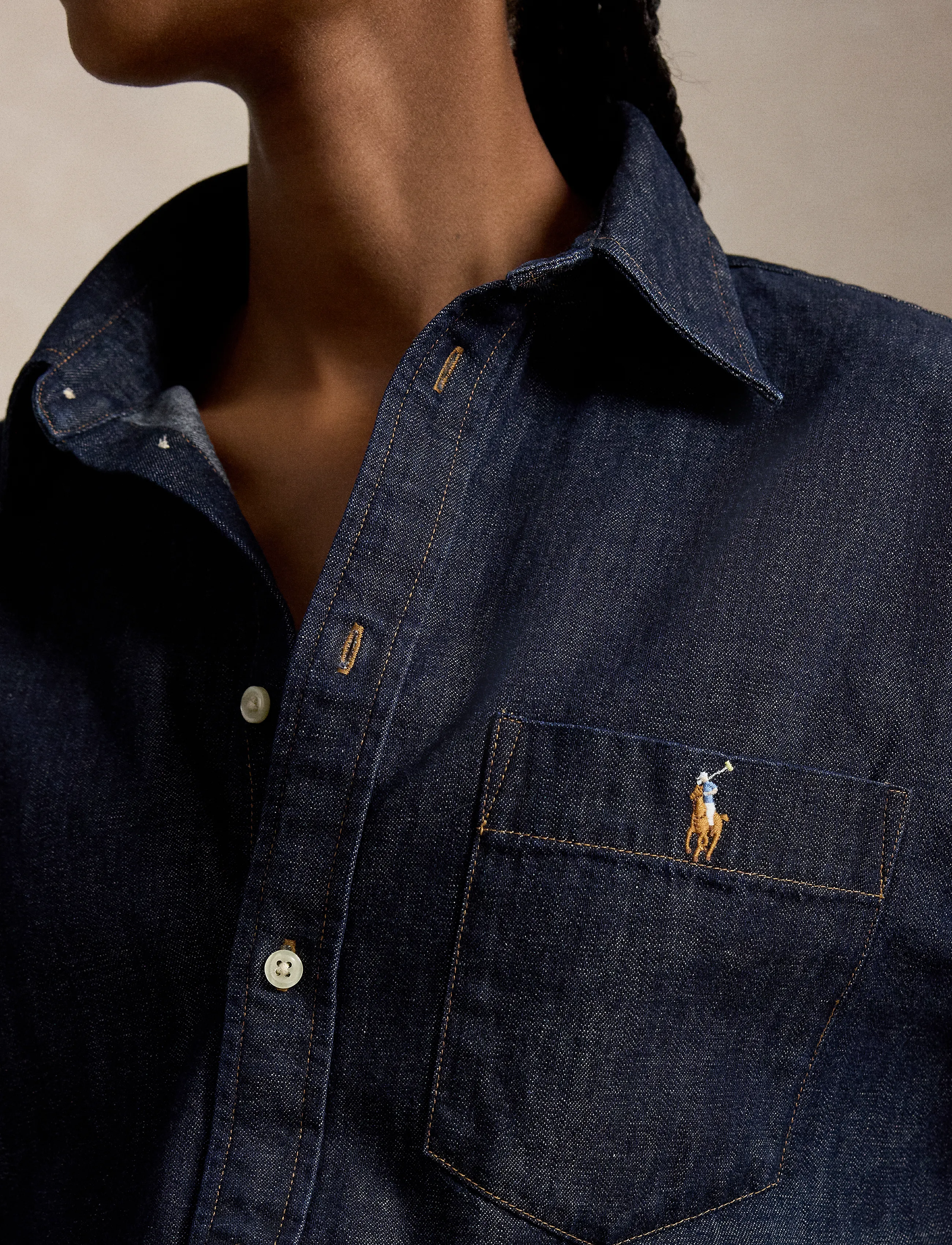 Polo Ralph Lauren - The Big Denim Shirt - jemisons wash - 4