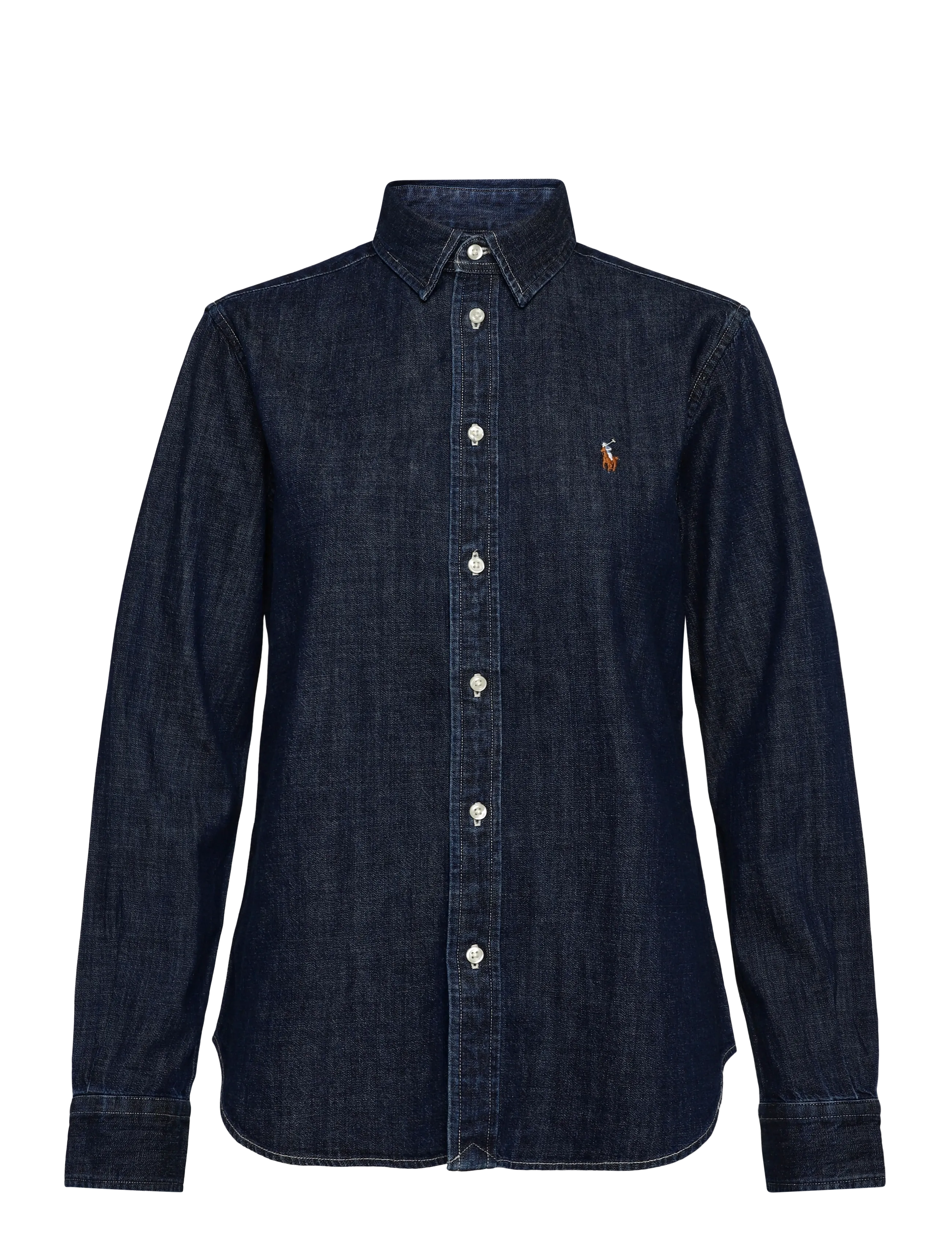 Polo Ralph Lauren Cotton Denim Shirt - Särgid - TOFTY WASH / navy