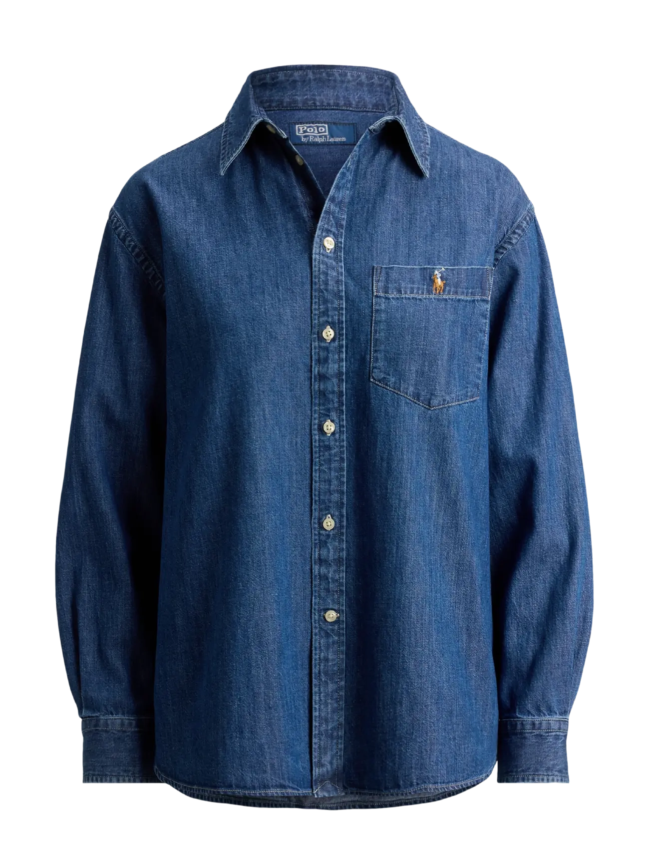 Polo Ralph Lauren The Big Cotton Denim Shirt - Jeansmode - LAPIA WASH / blue