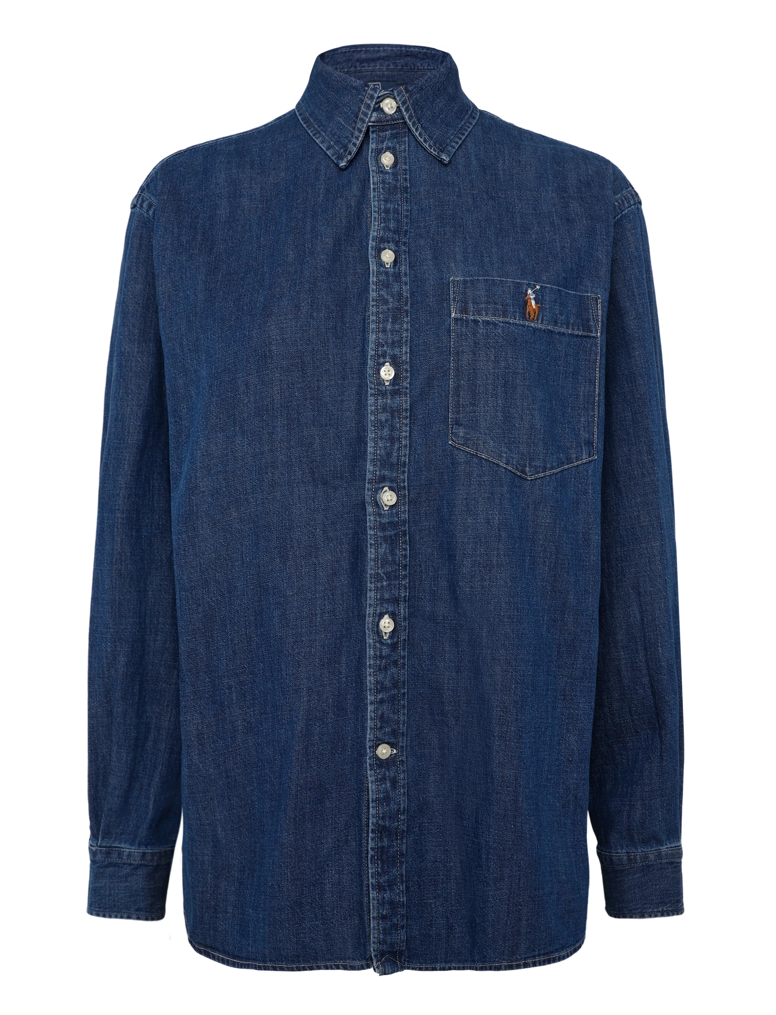 Polo Ralph Lauren The Big Cotton Denim Shirt - Polo Ralph Lauren - LAPIA WASH / blue