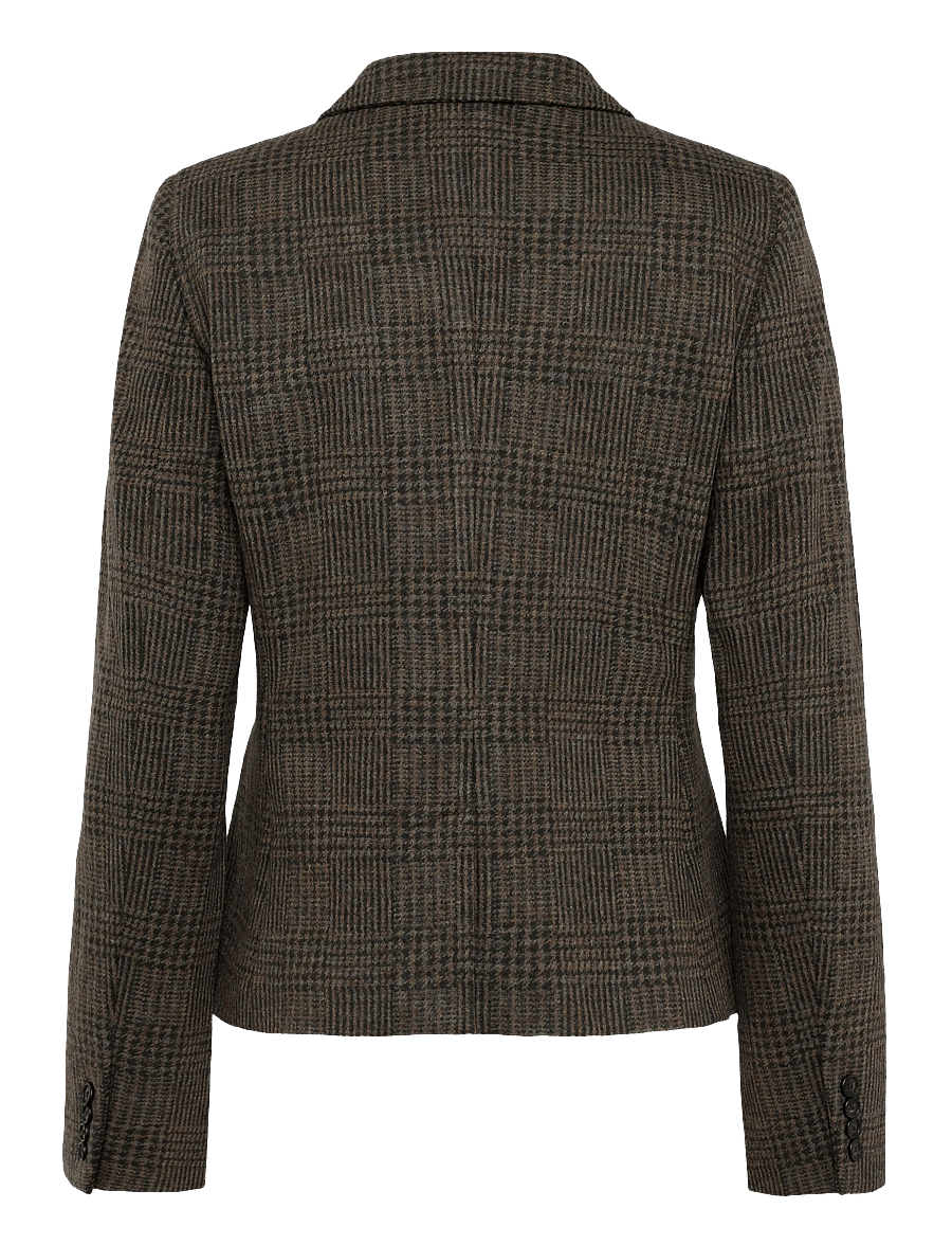 Polo Ralph Lauren - Single-Breasted Glen Check Blazer - single breasted blazers - loden glencheck - 1