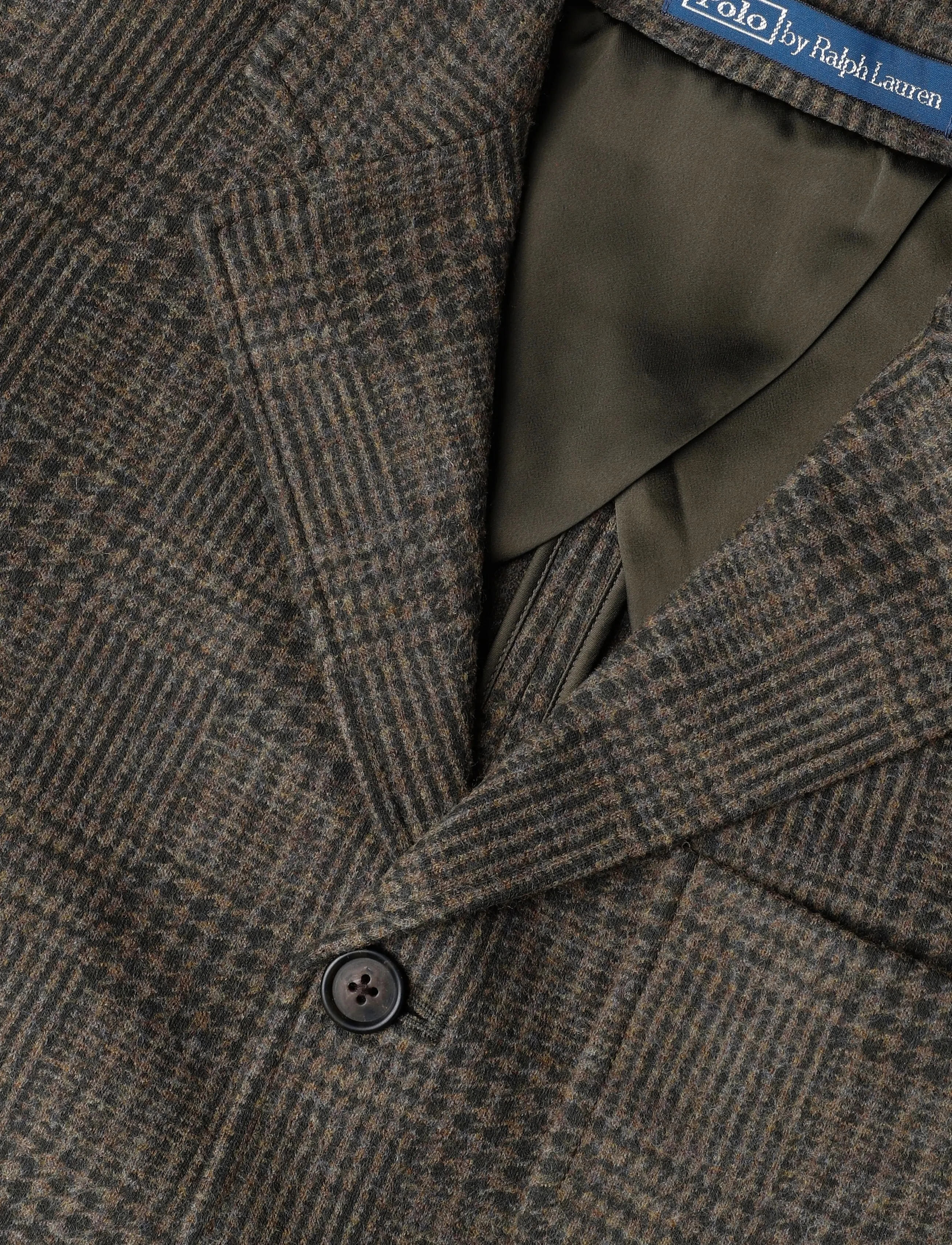 Polo Ralph Lauren - Single-Breasted Glen Check Blazer - single breasted blazers - loden glencheck - 2