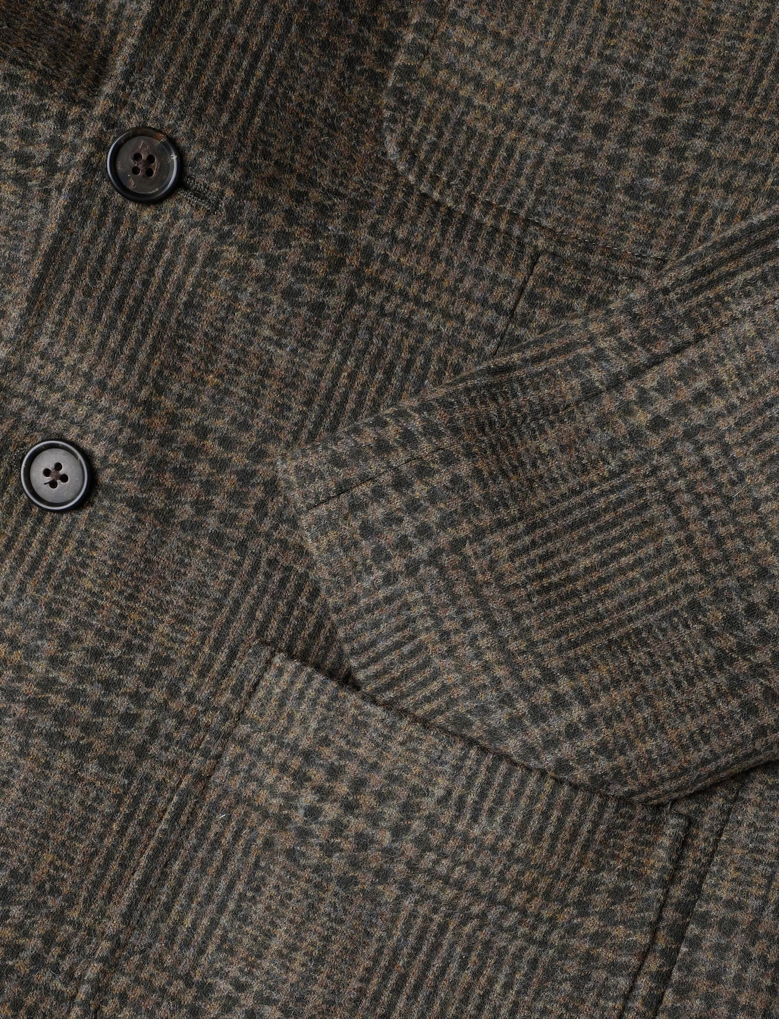 Polo Ralph Lauren - Single-Breasted Glen Check Blazer - single breasted blazers - loden glencheck - 4